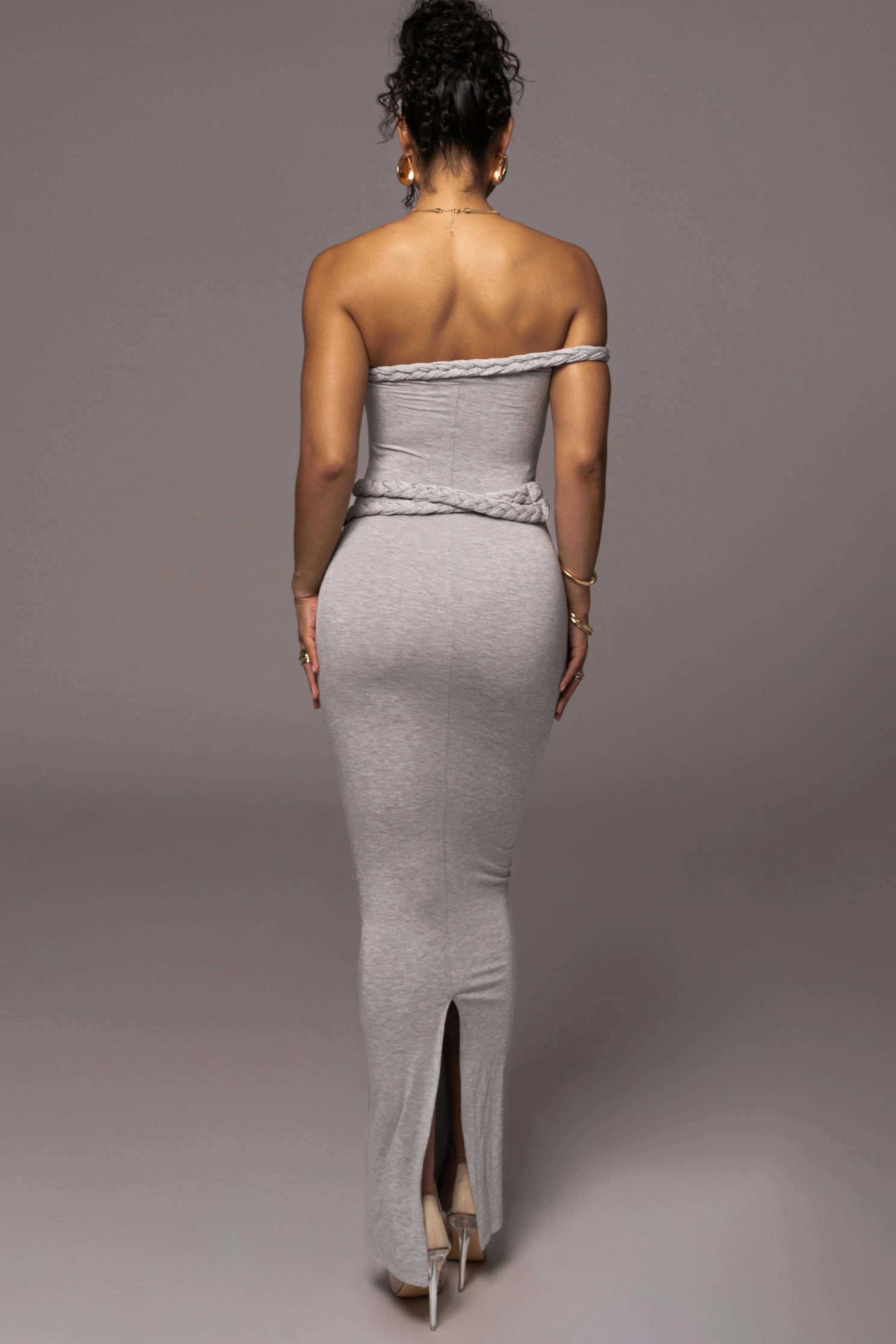 Grey One Of One Maxi Dress