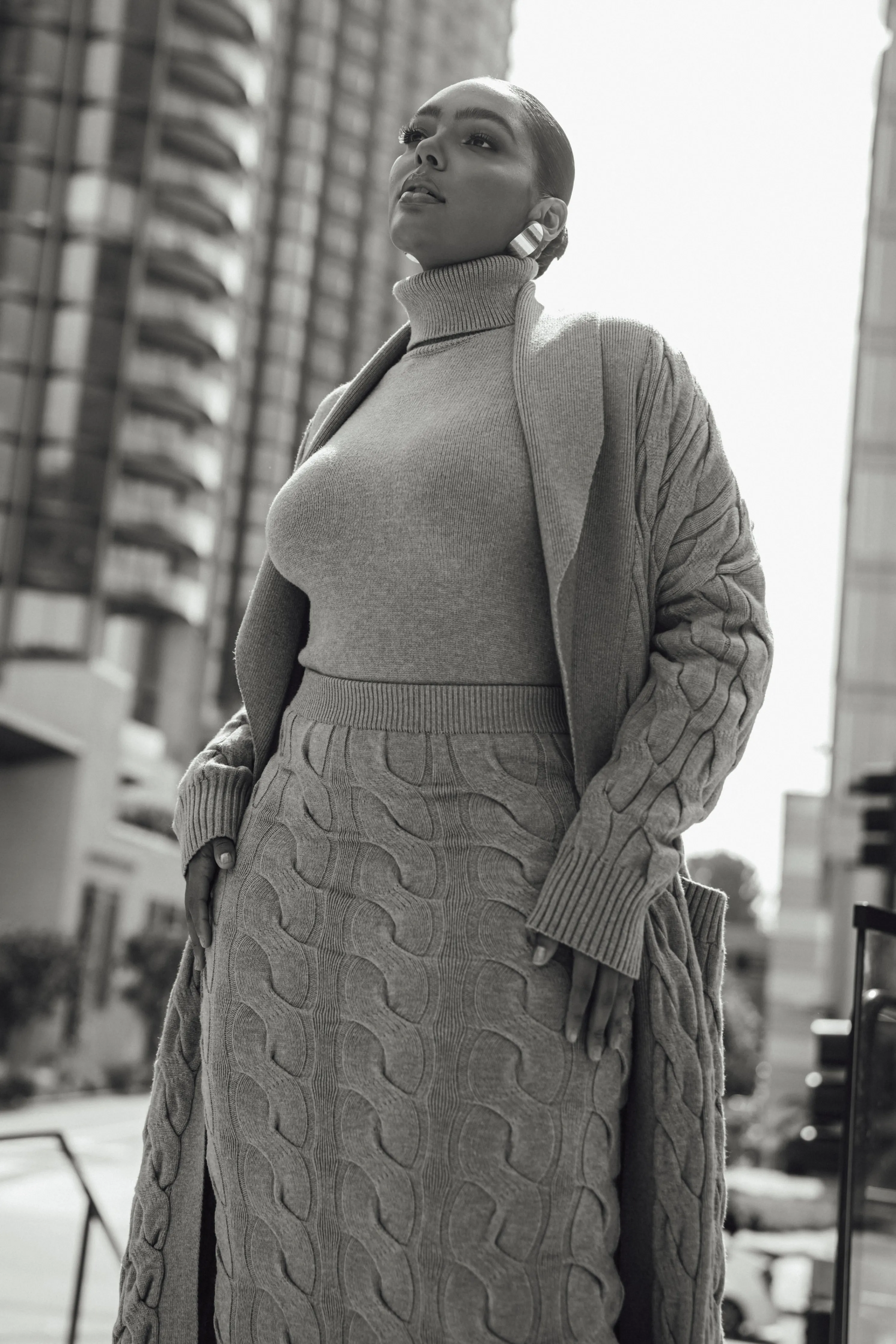 Grey Stepping Out Sweater Cardigan