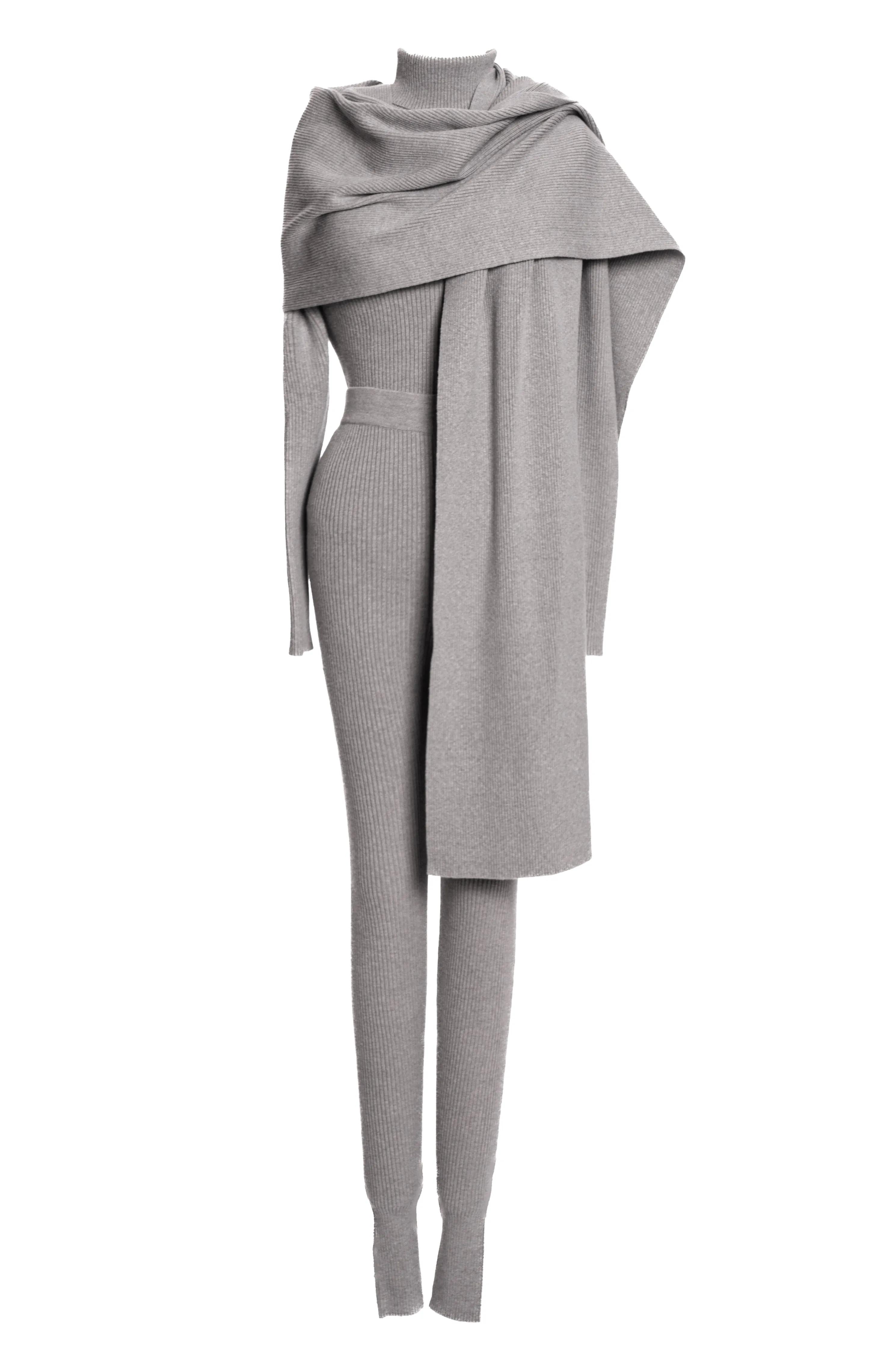 Heather Grey Cardinal Essential Knit Scarf