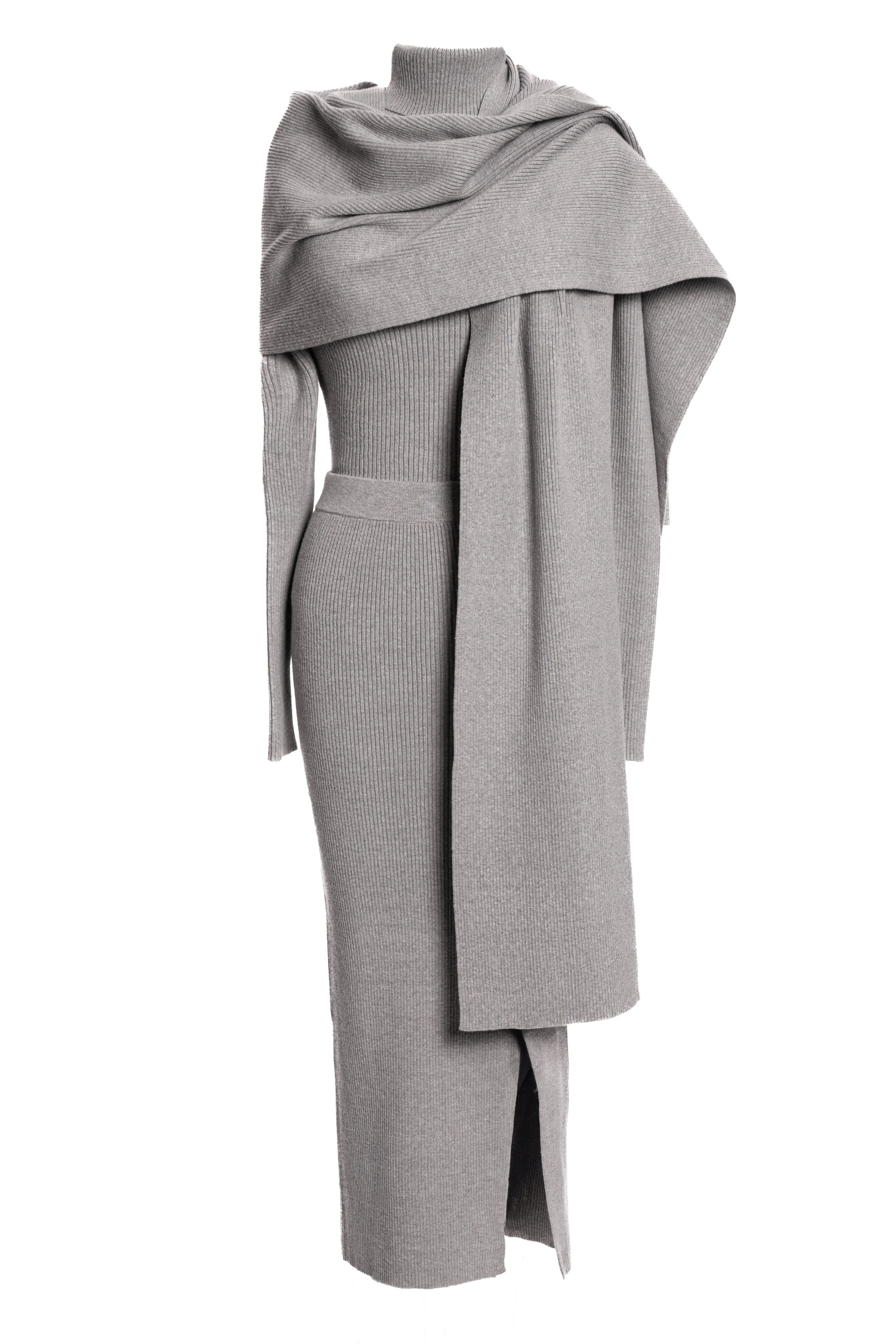 Heather Grey Cardinal Essential Knit Scarf