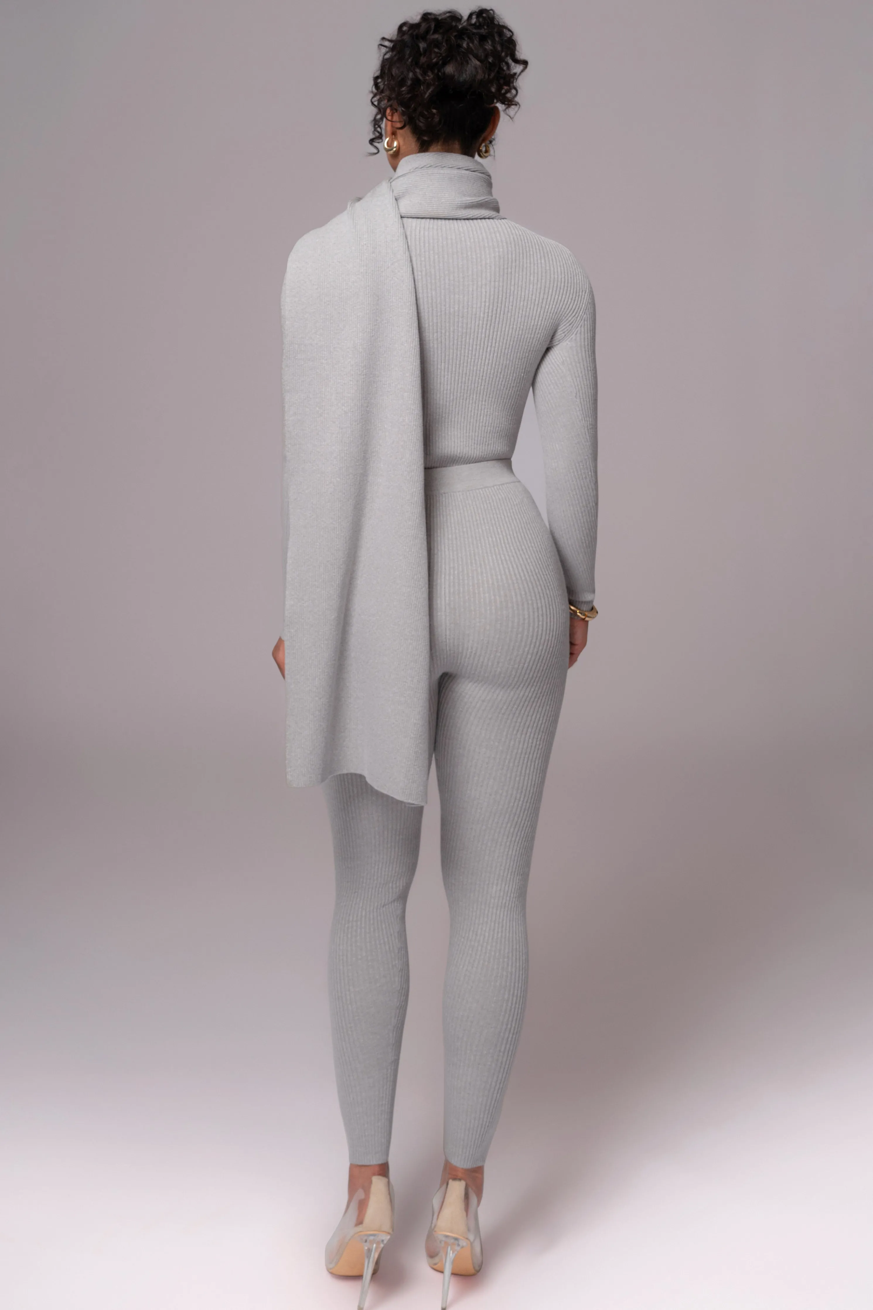 Heather Grey Cardinal Essential Knit Scarf