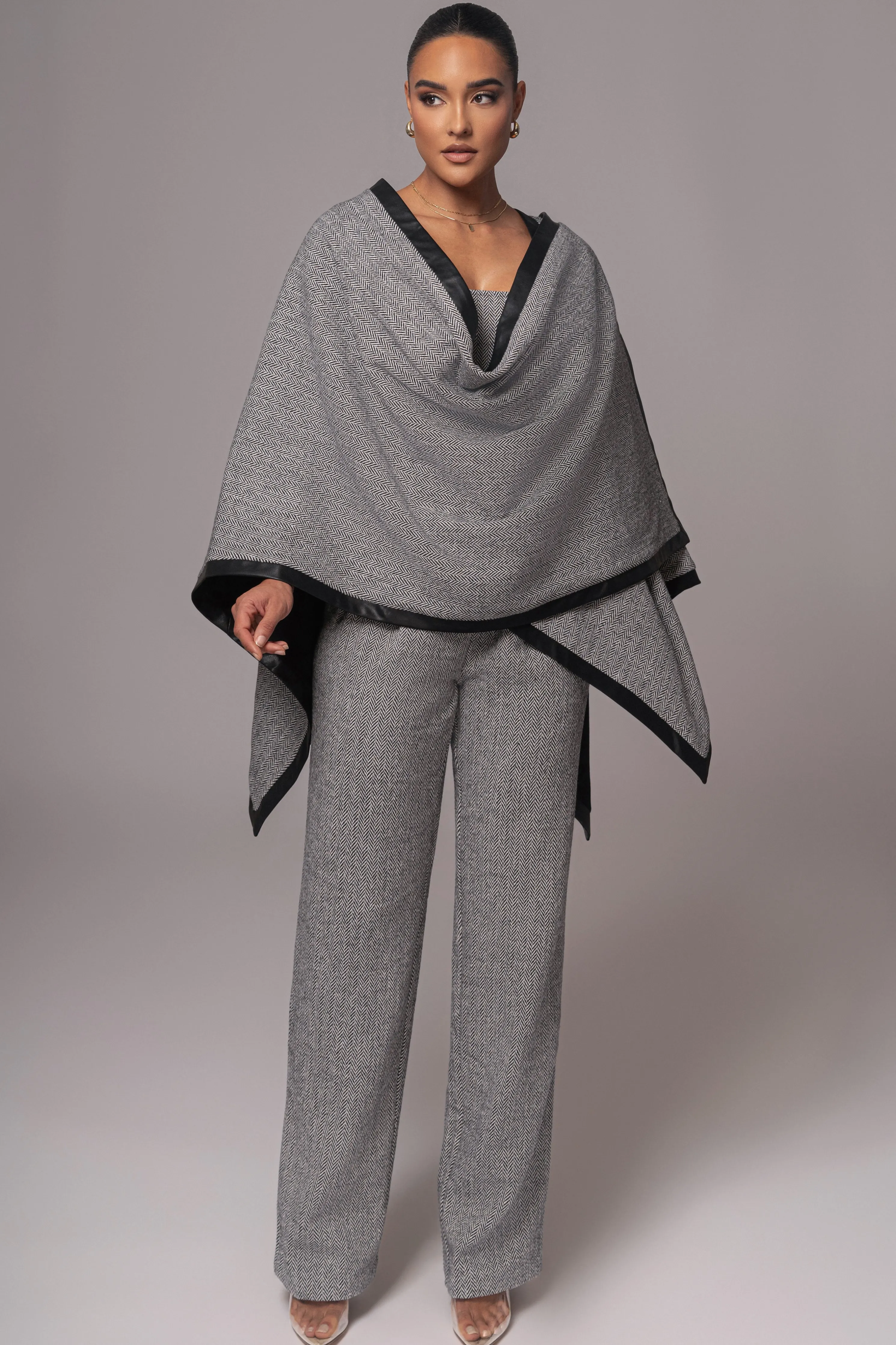 Herringbone Reversible Shawl