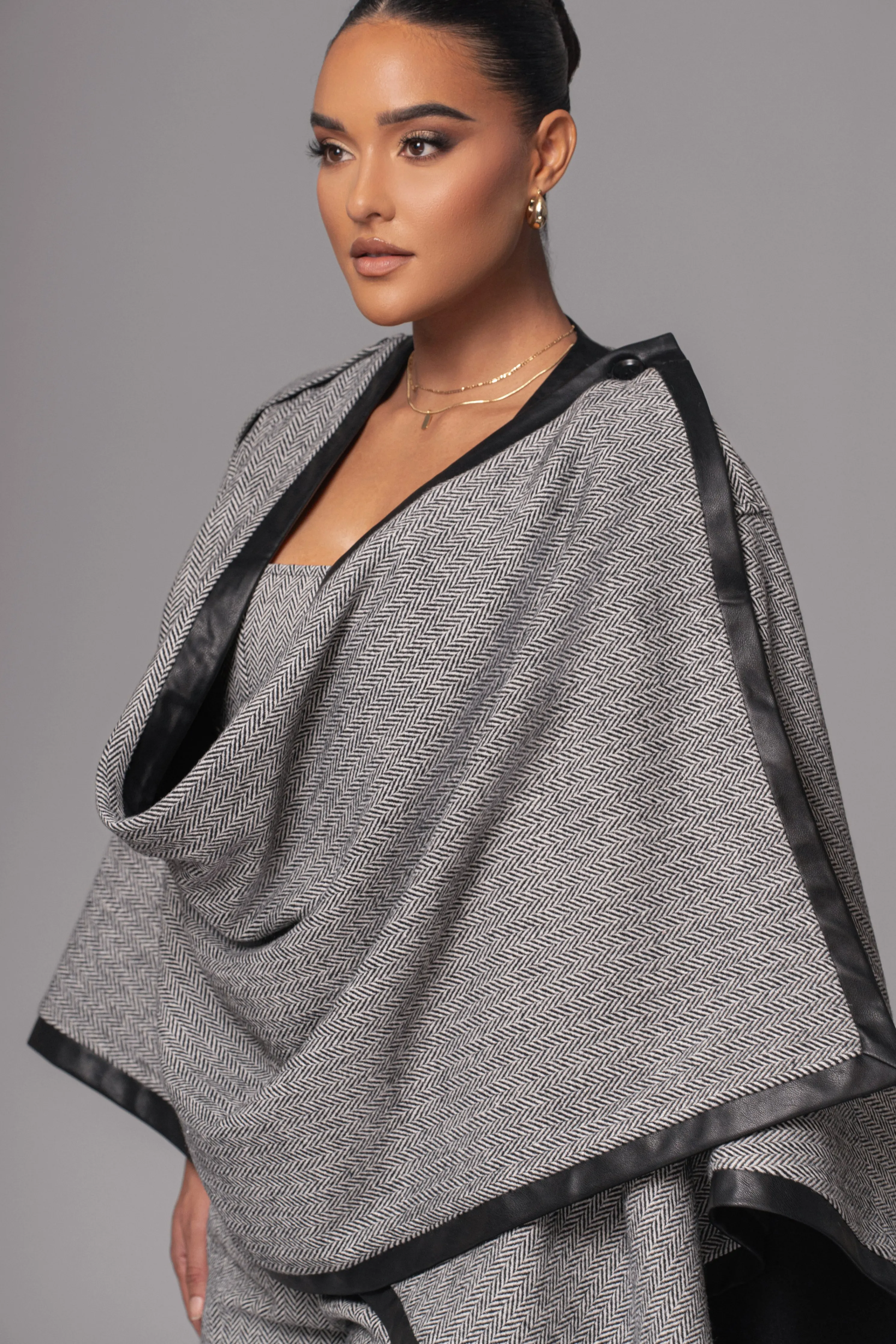 Herringbone Reversible Shawl