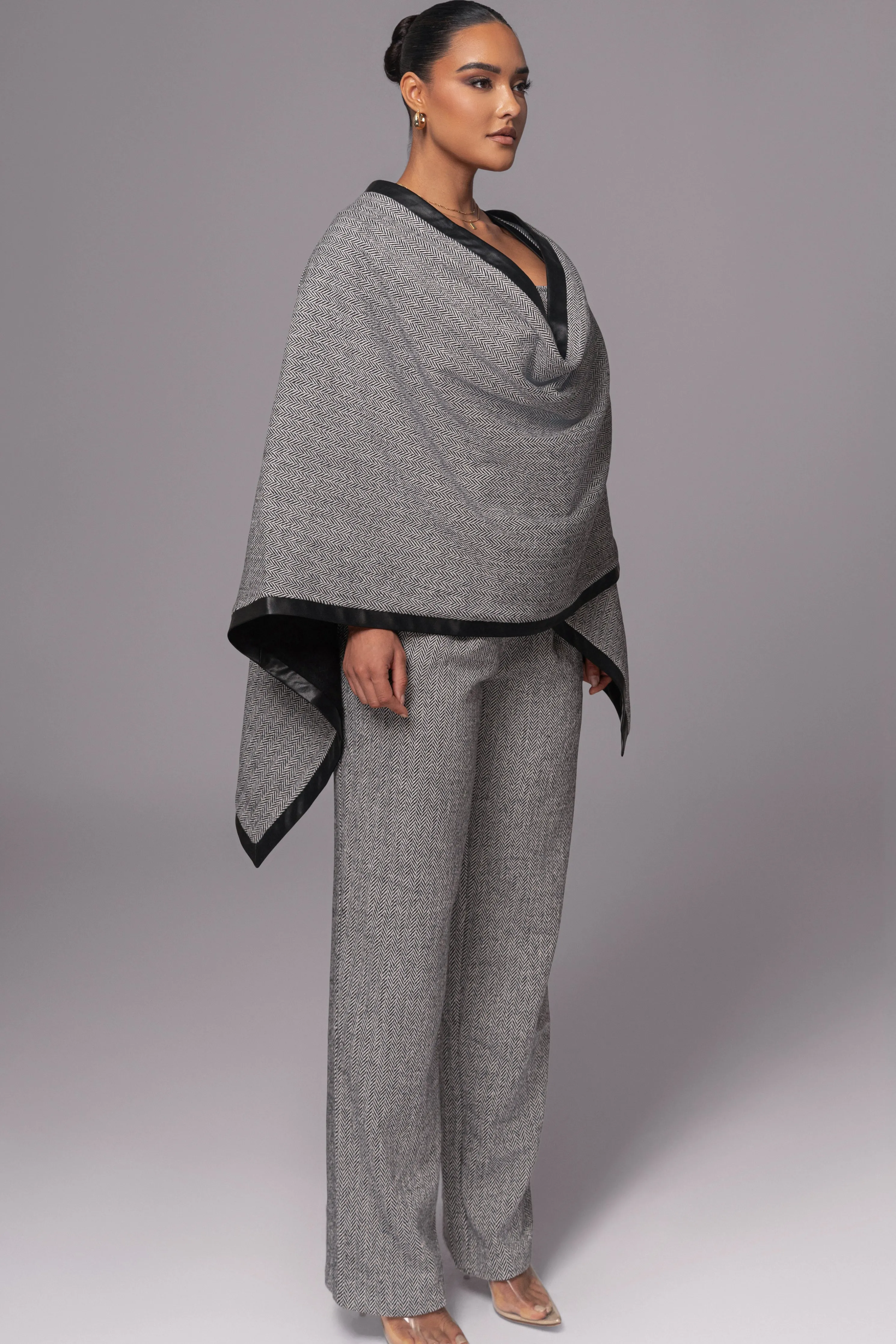 Herringbone Reversible Shawl