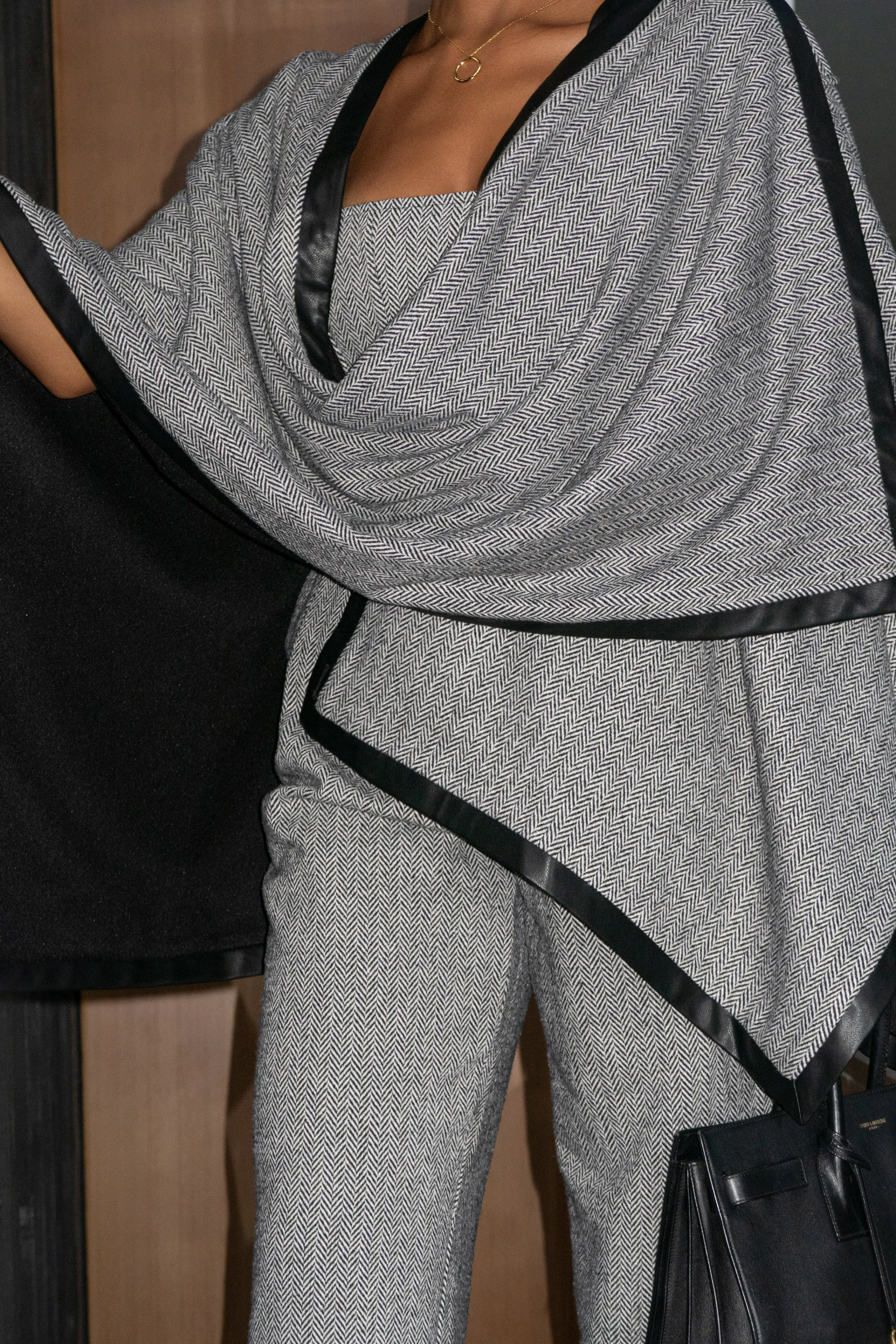 Herringbone Reversible Shawl