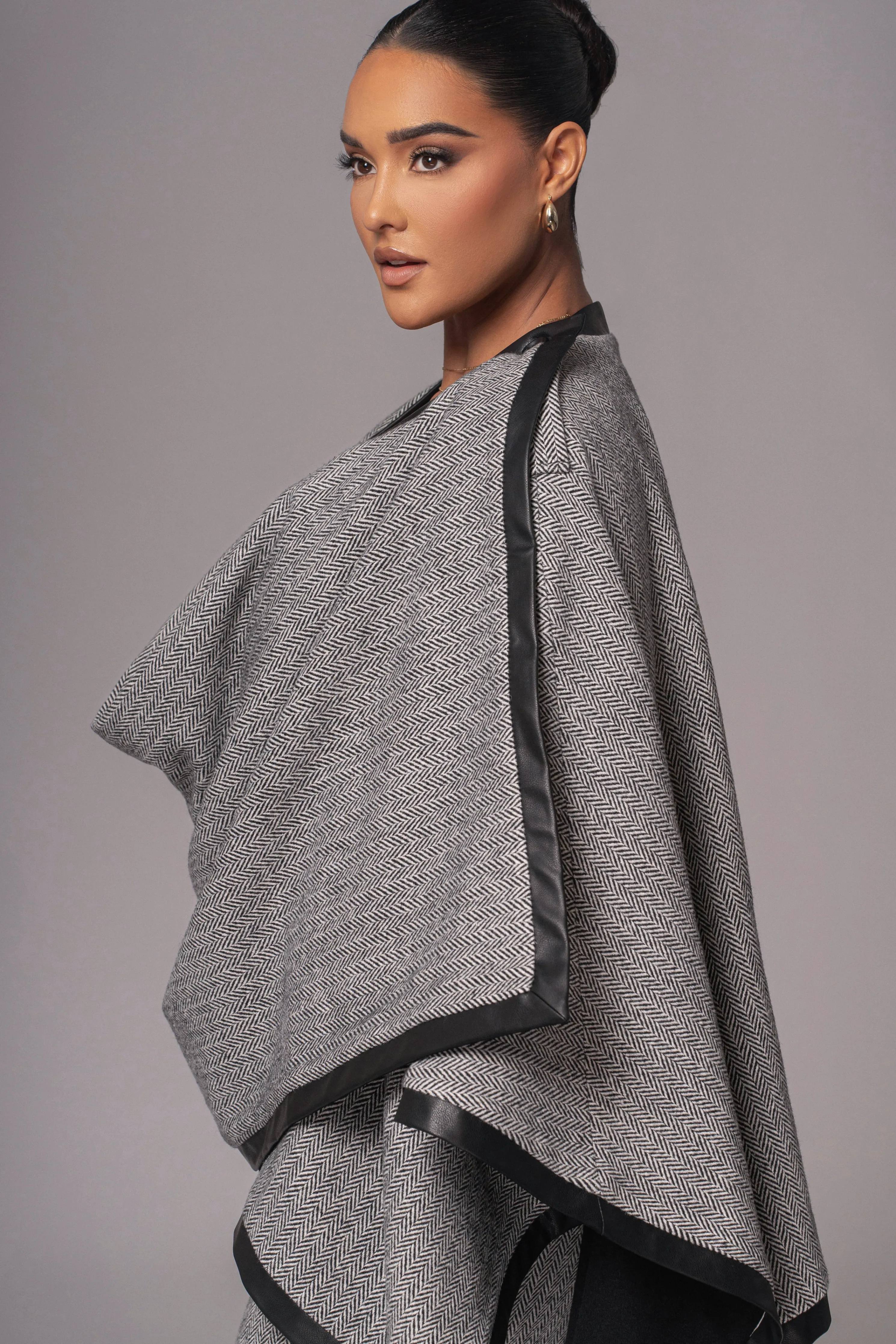 Herringbone Reversible Shawl