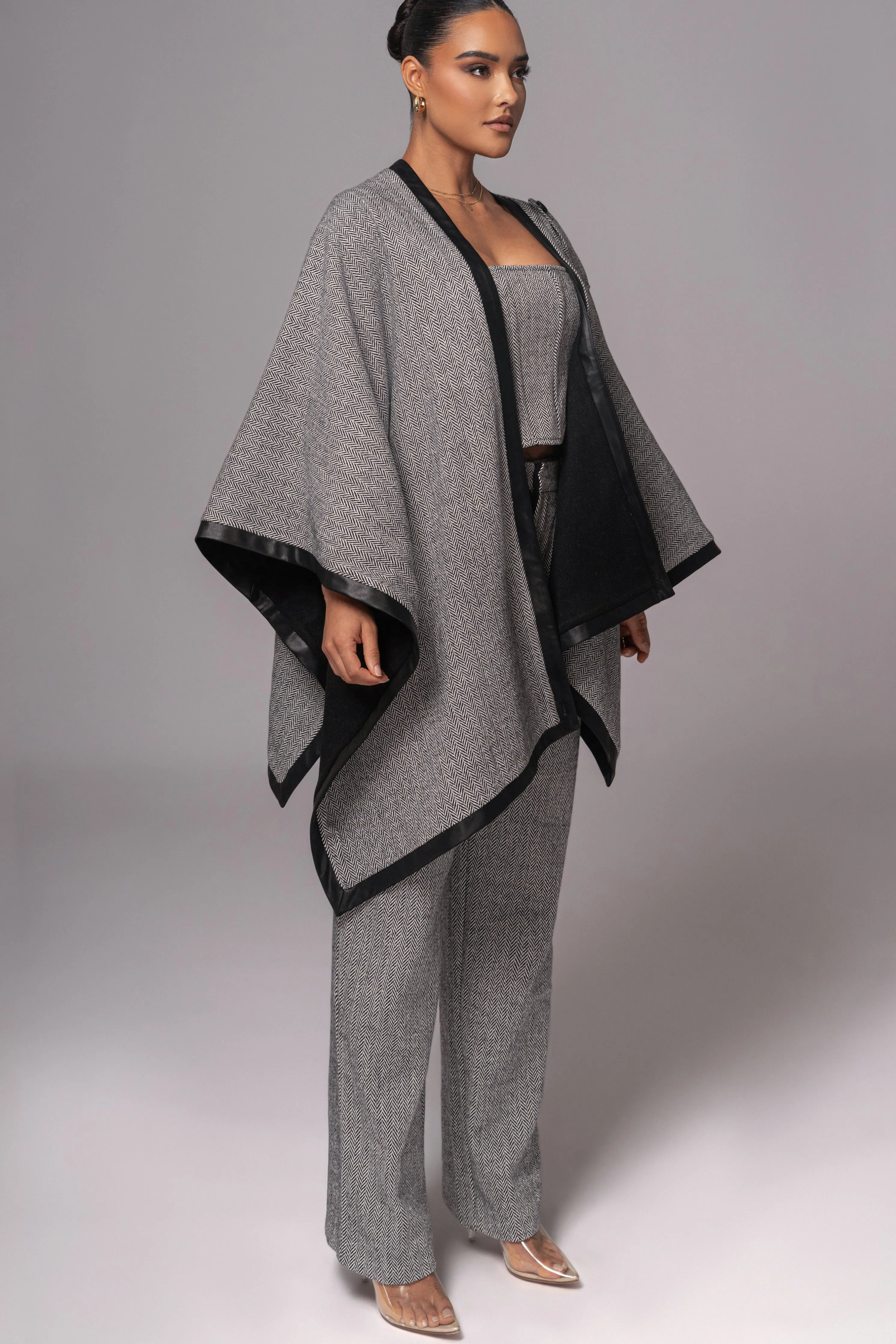 Herringbone Reversible Shawl