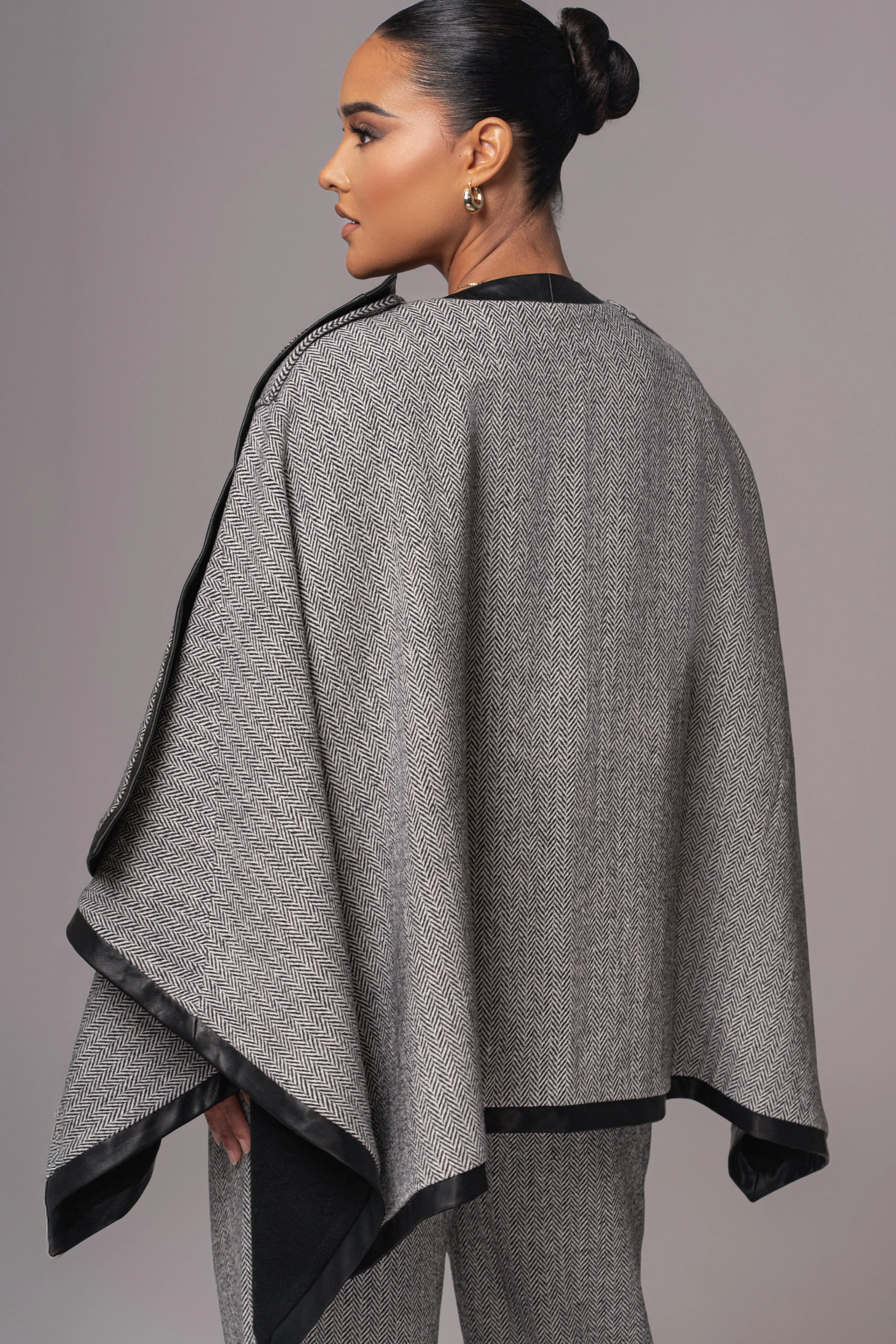 Herringbone Reversible Shawl