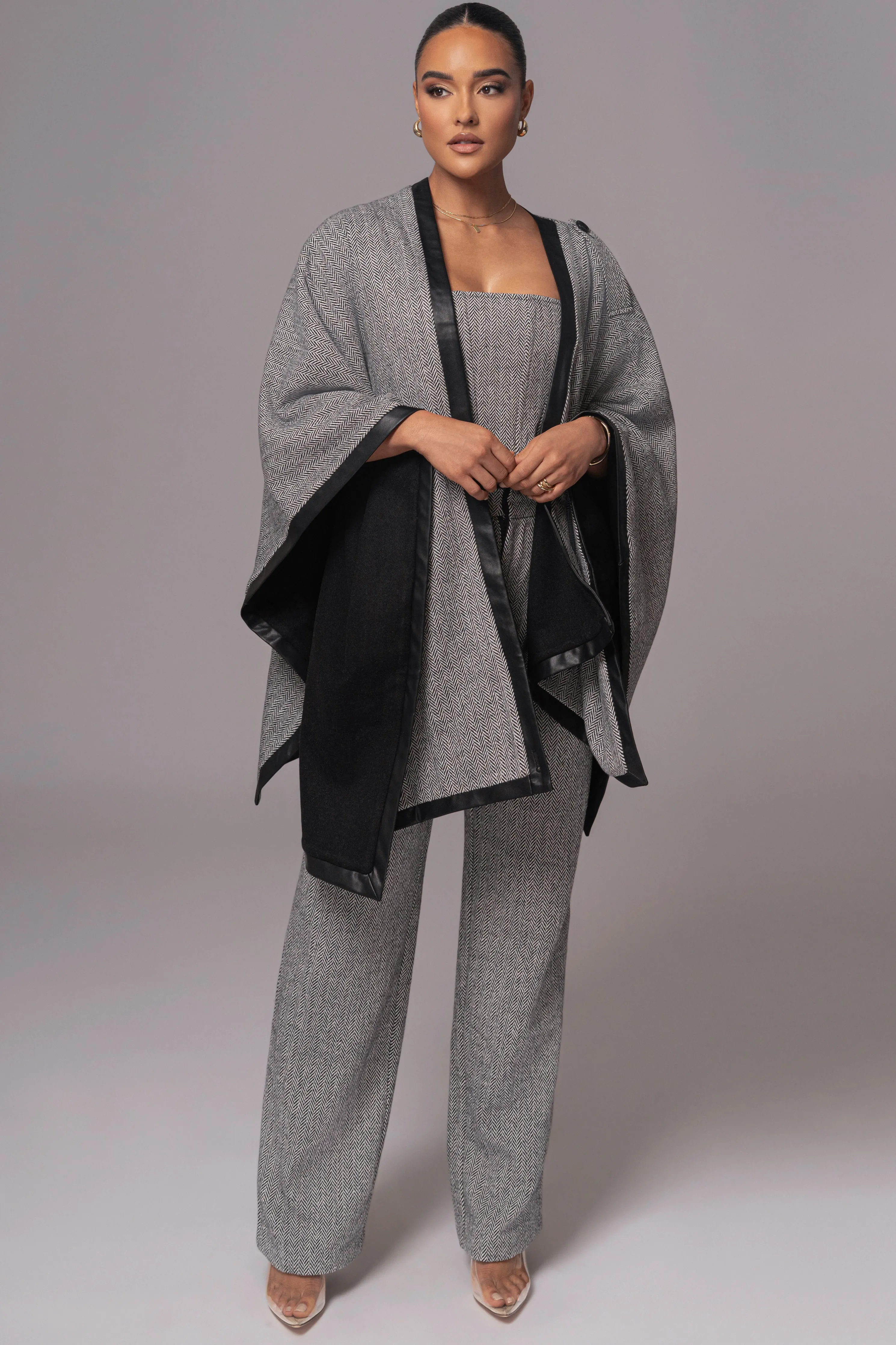 Herringbone Reversible Shawl