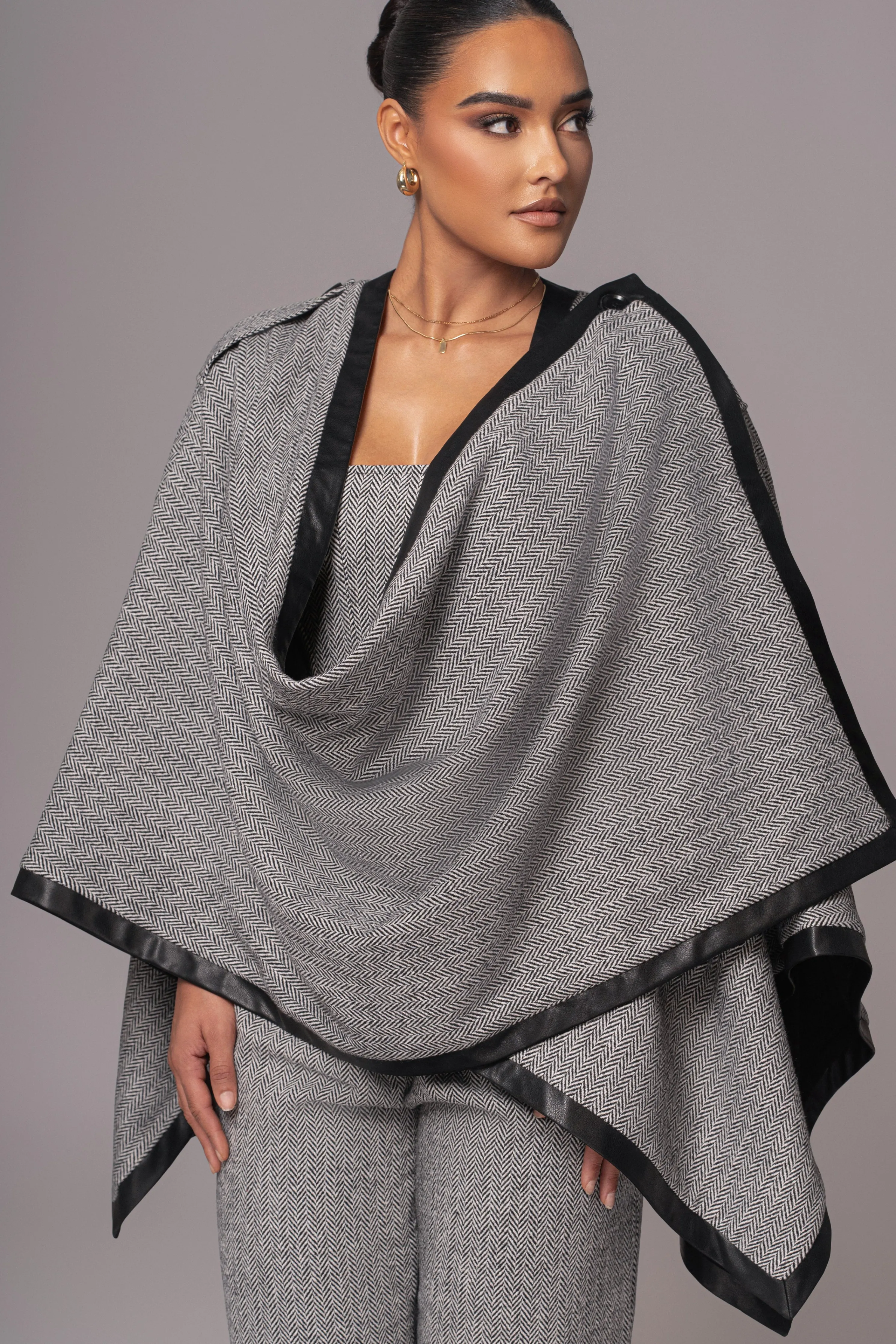 Herringbone Reversible Shawl