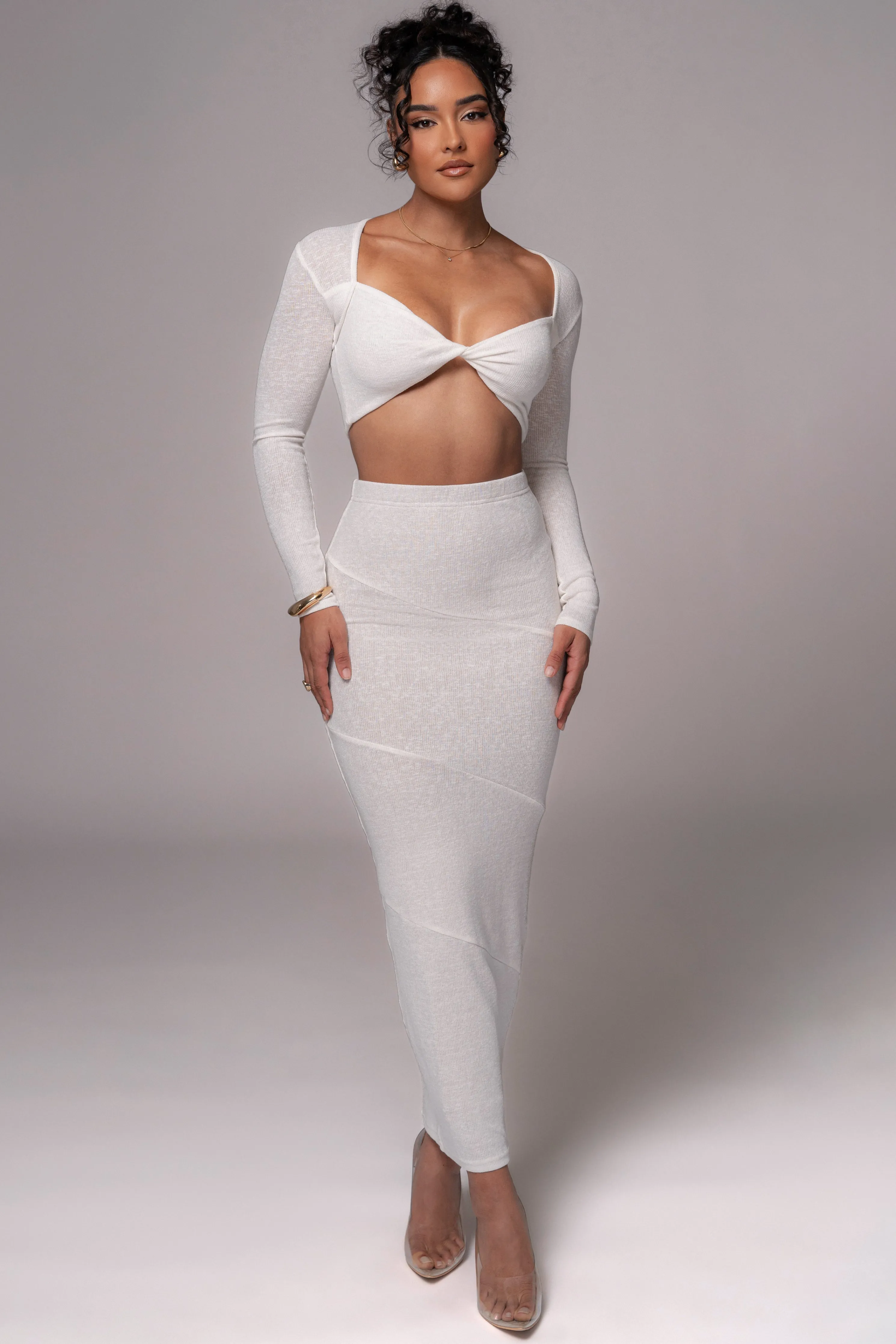 Ivory All About You Skirt Set