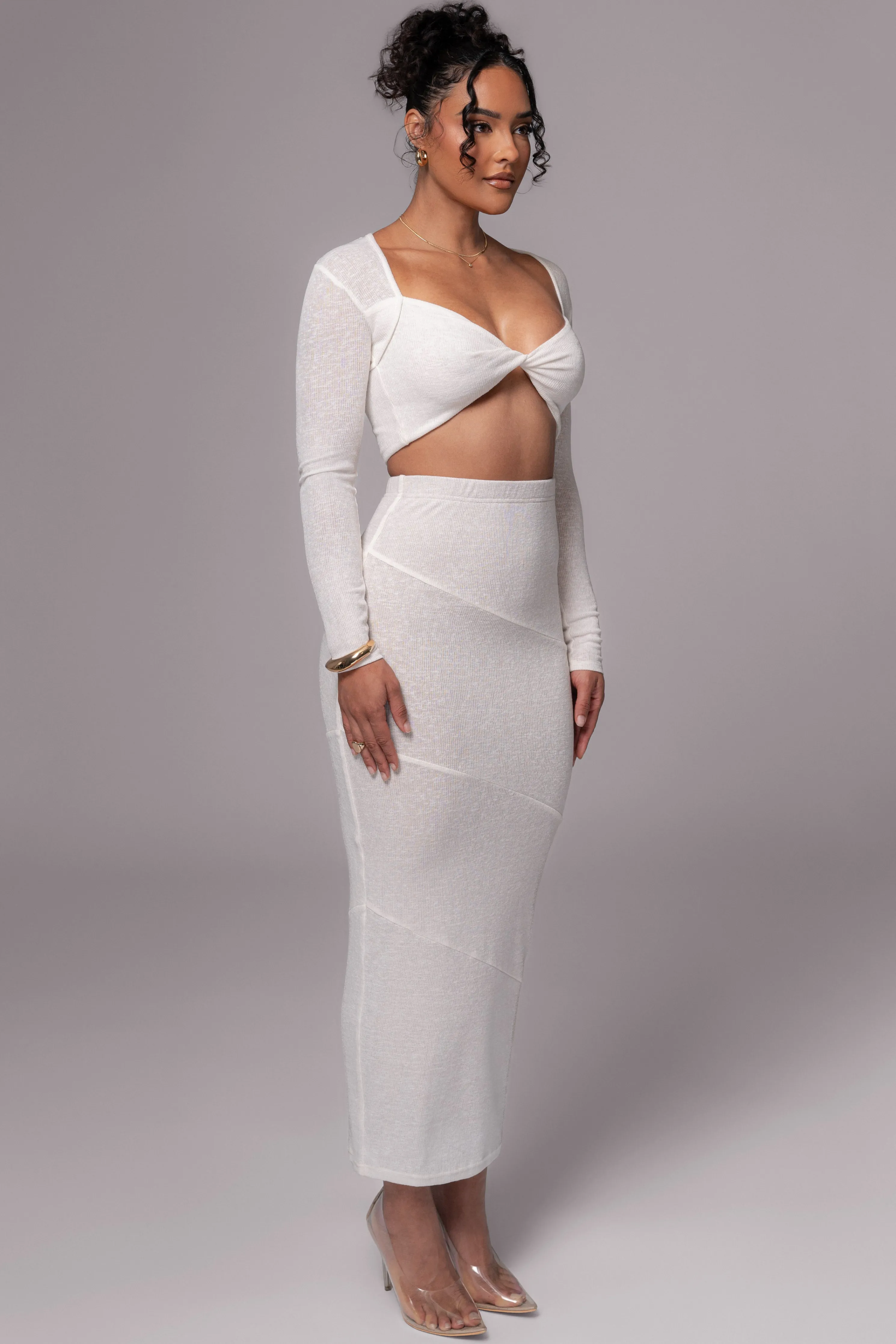 Ivory All About You Skirt Set