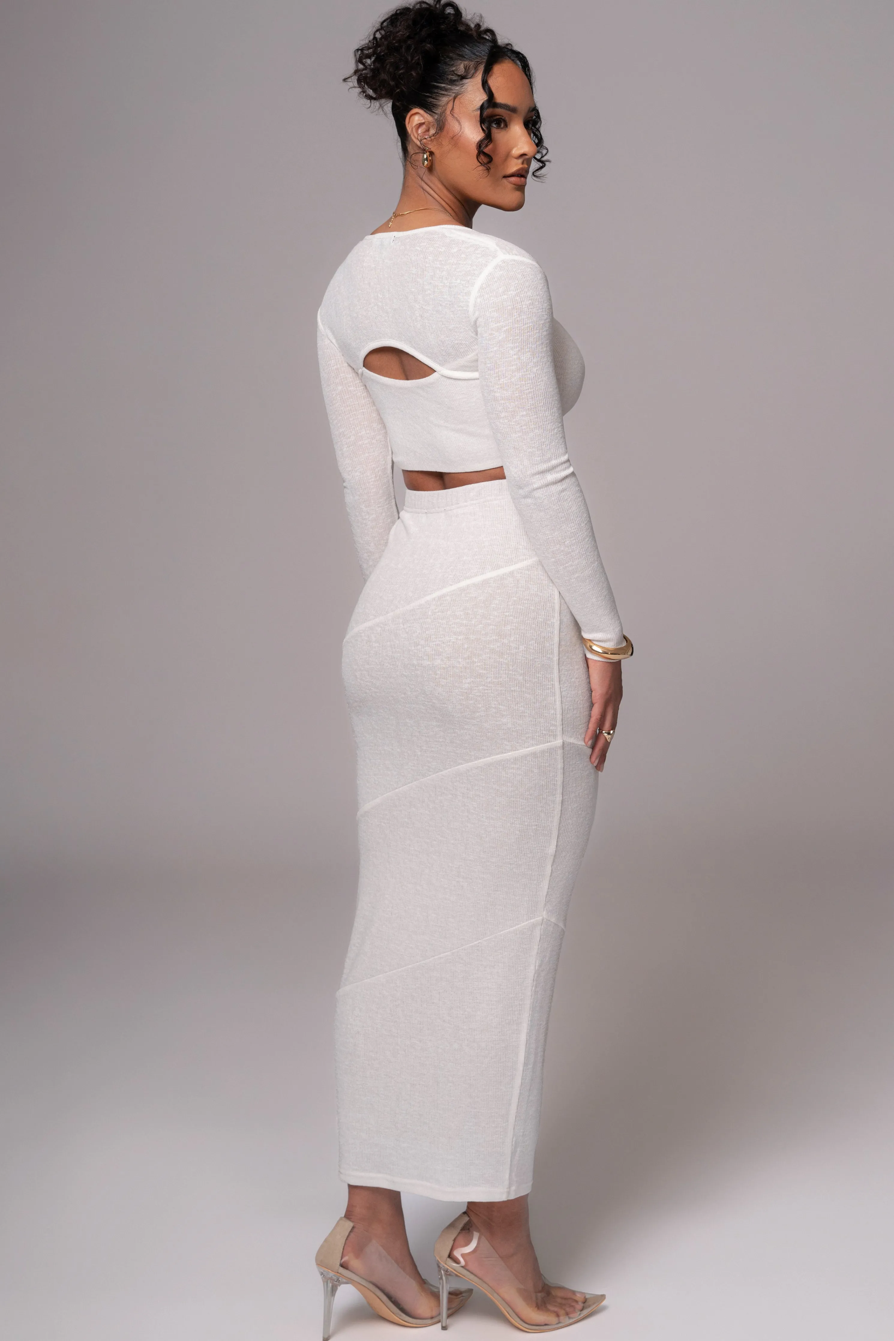 Ivory All About You Skirt Set