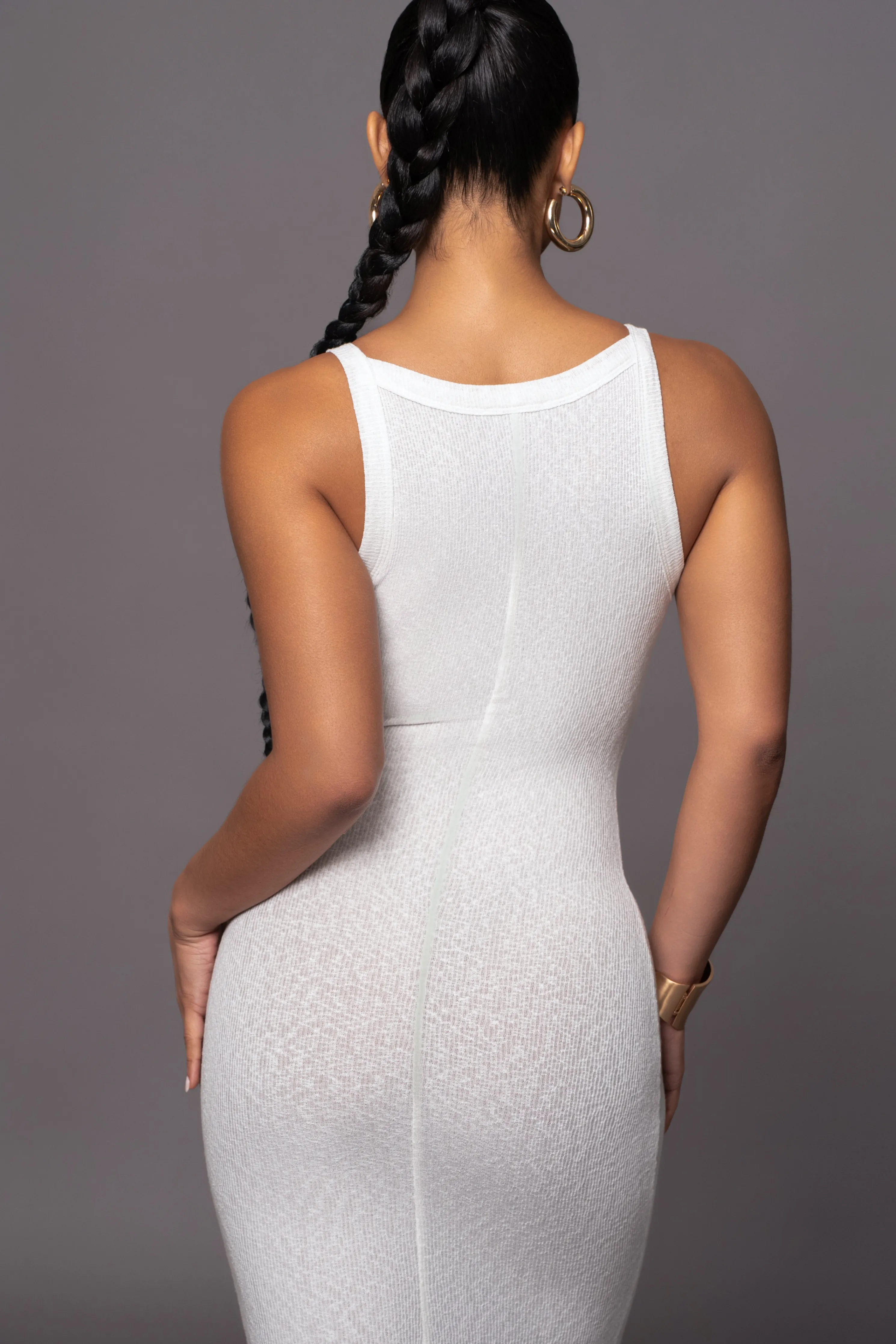 Ivory Back To You Maxi Dress