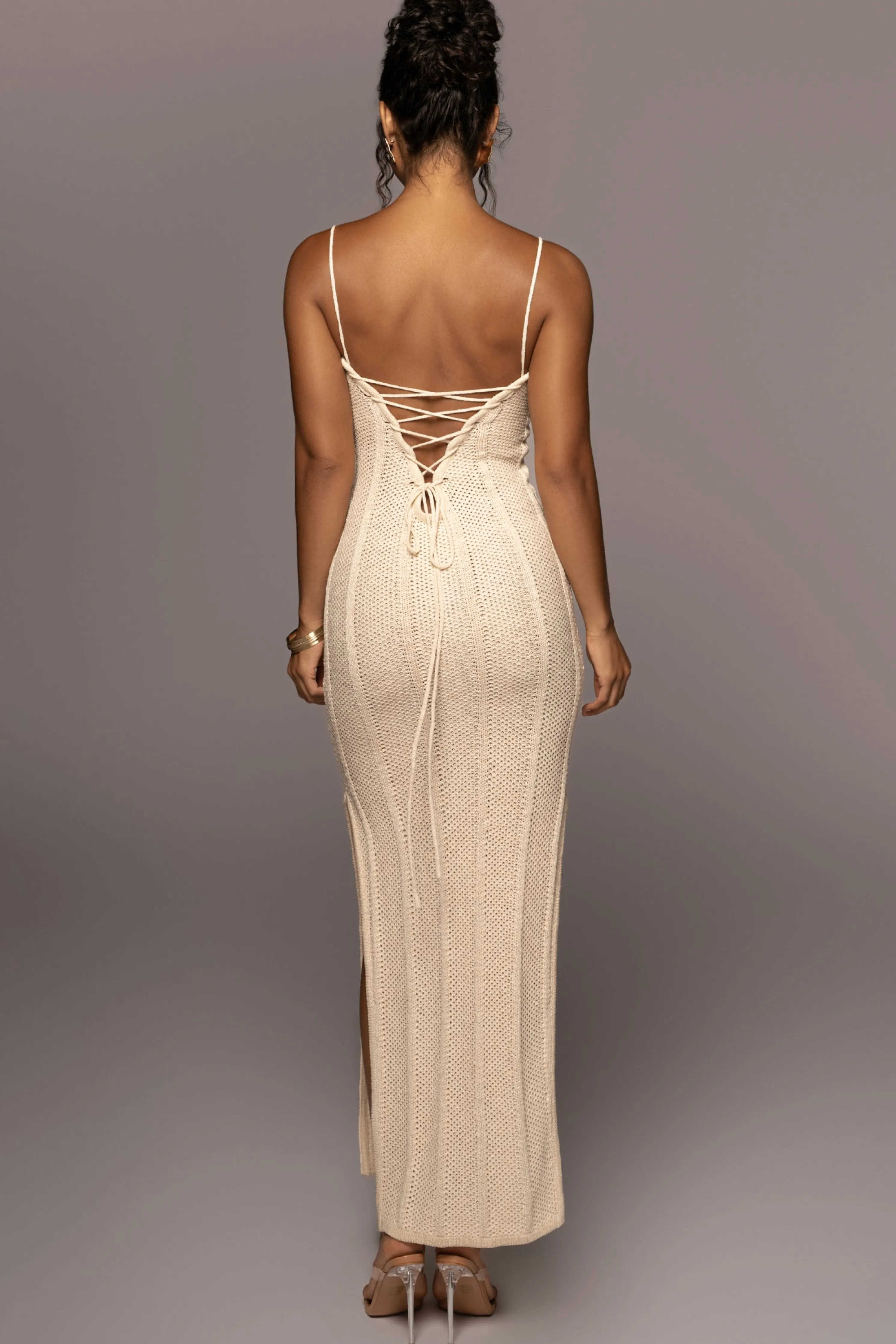 Ivory Cabana Views Crochet Dress