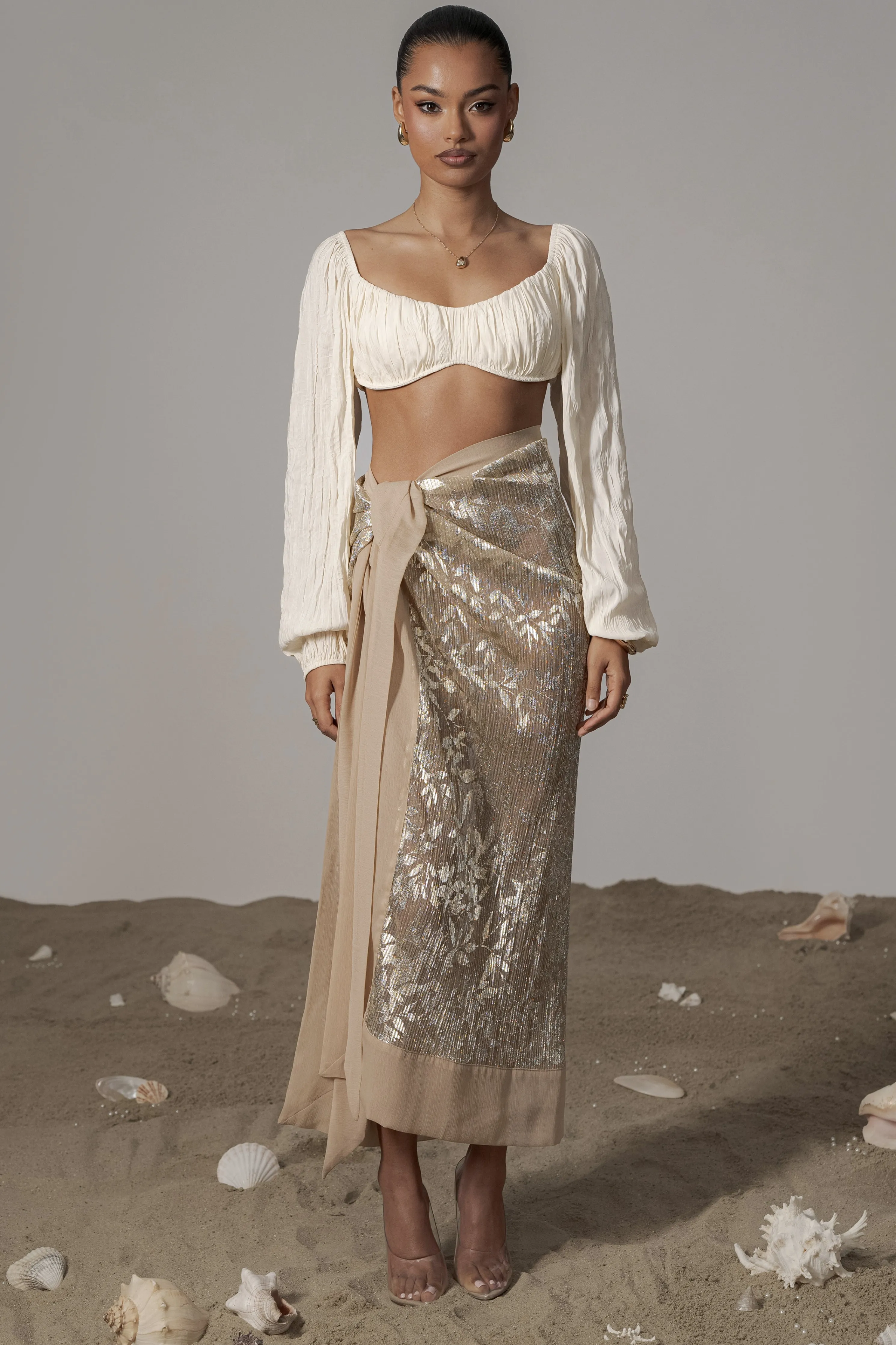 Ivory Carey Long Sleeve Top