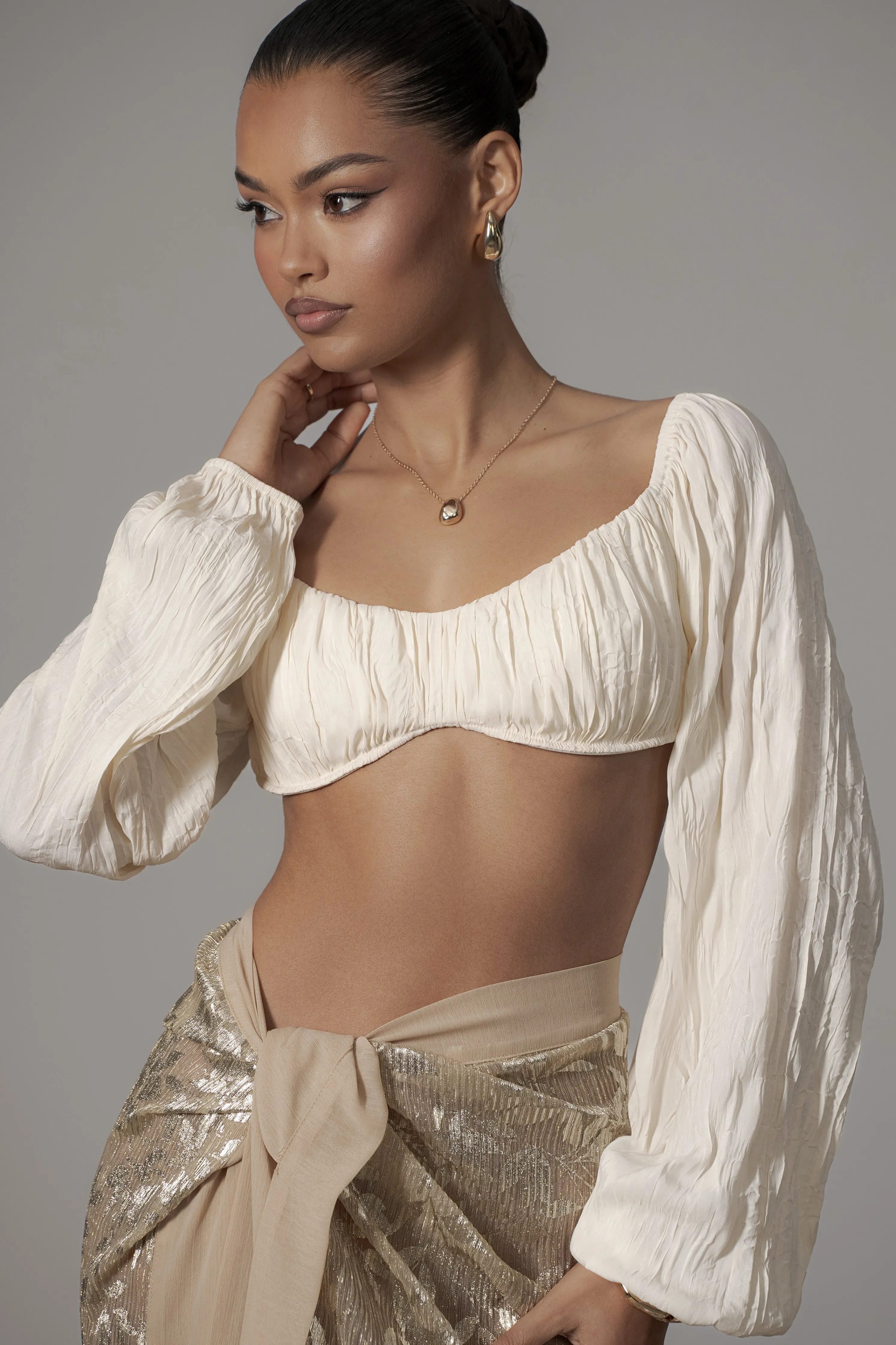 Ivory Carey Long Sleeve Top