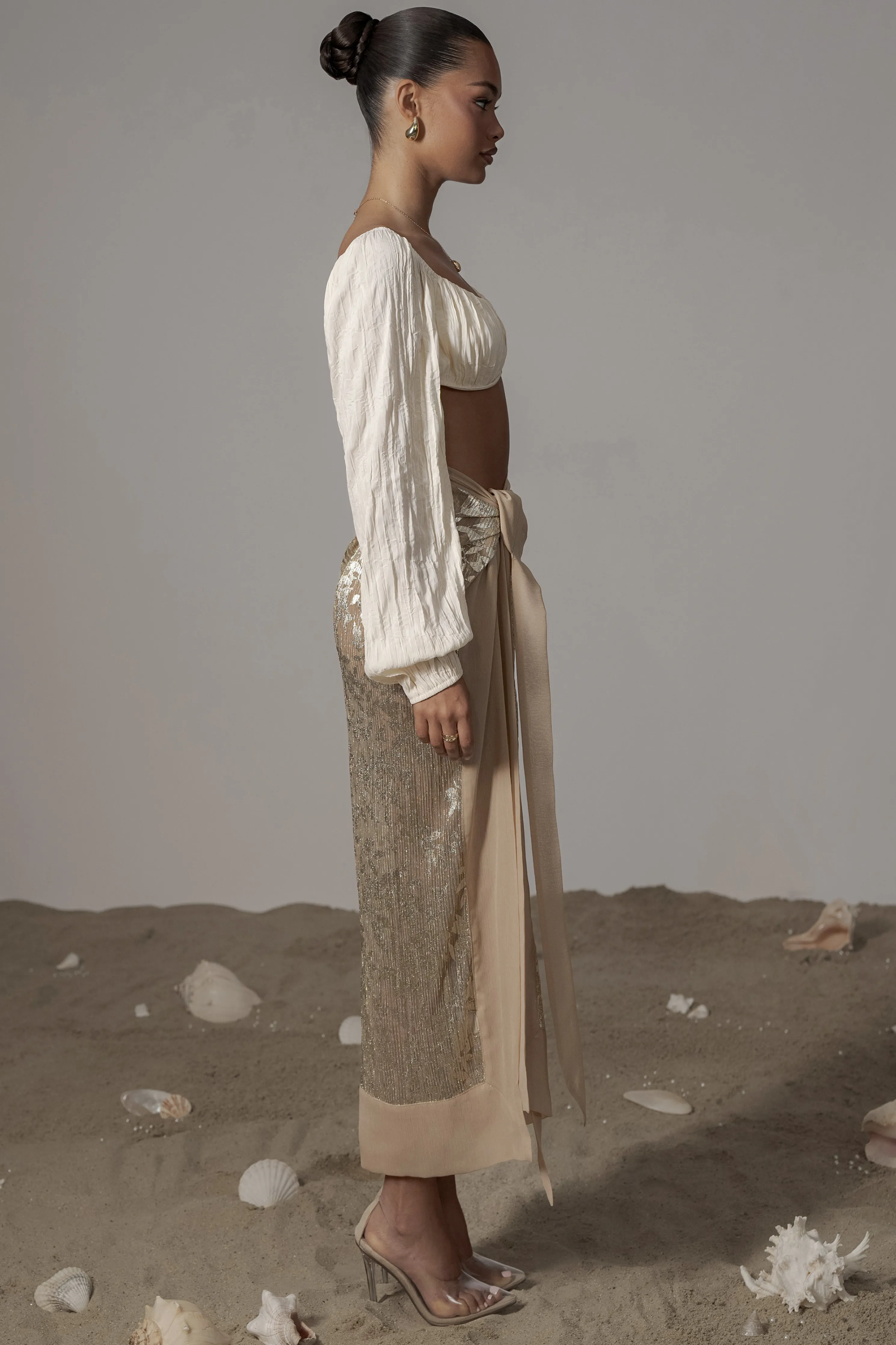 Ivory Carey Long Sleeve Top