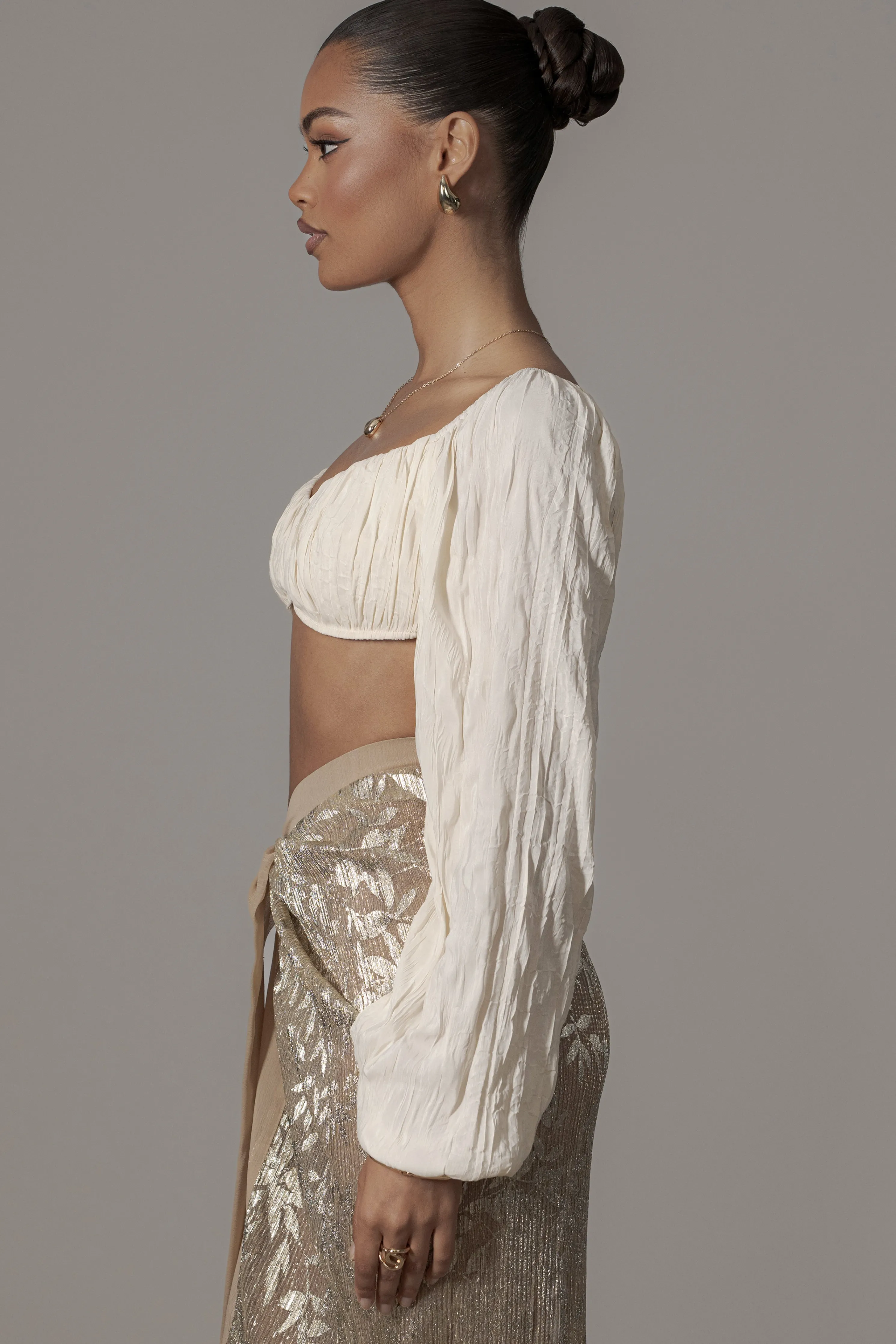 Ivory Carey Long Sleeve Top