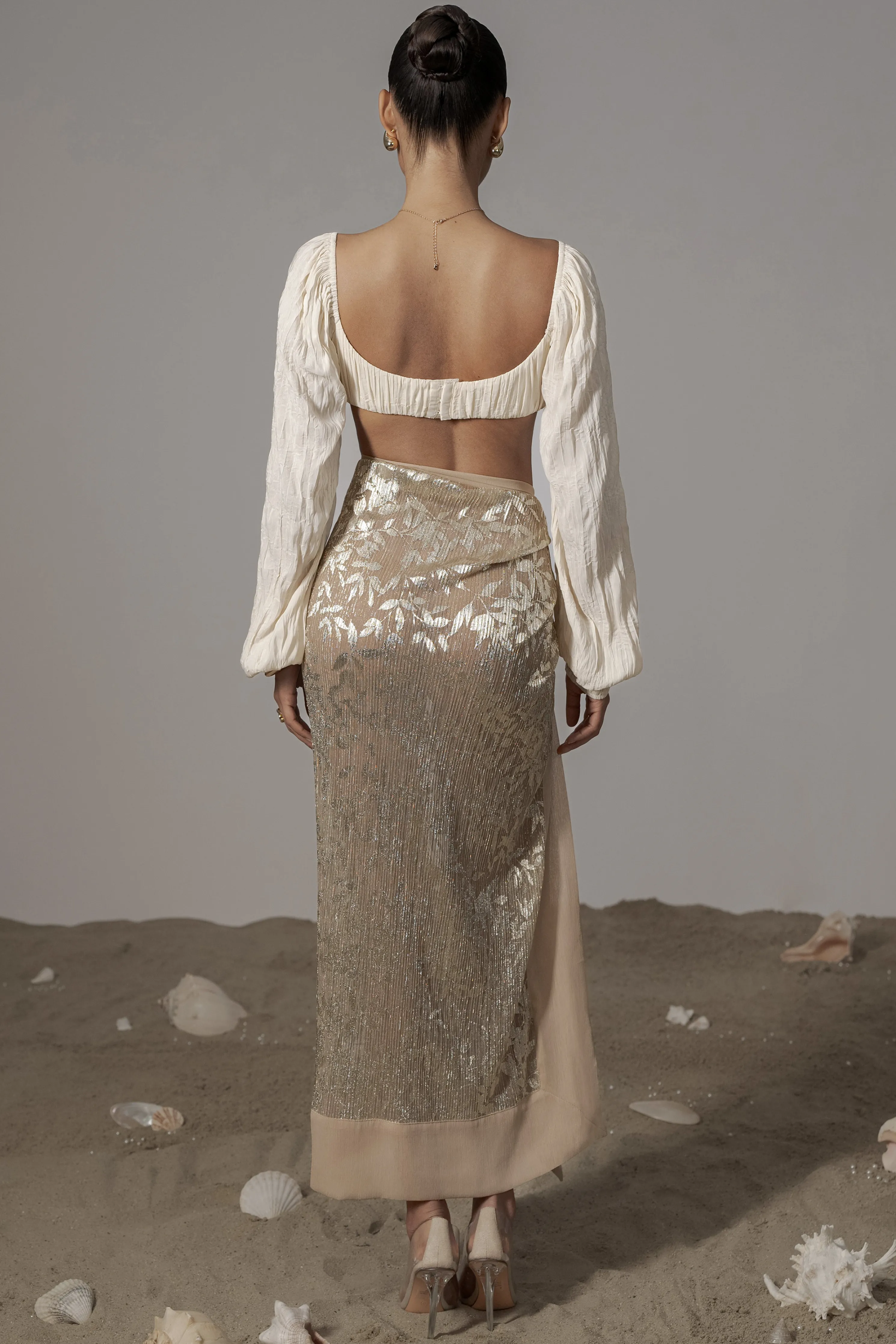 Ivory Carey Long Sleeve Top