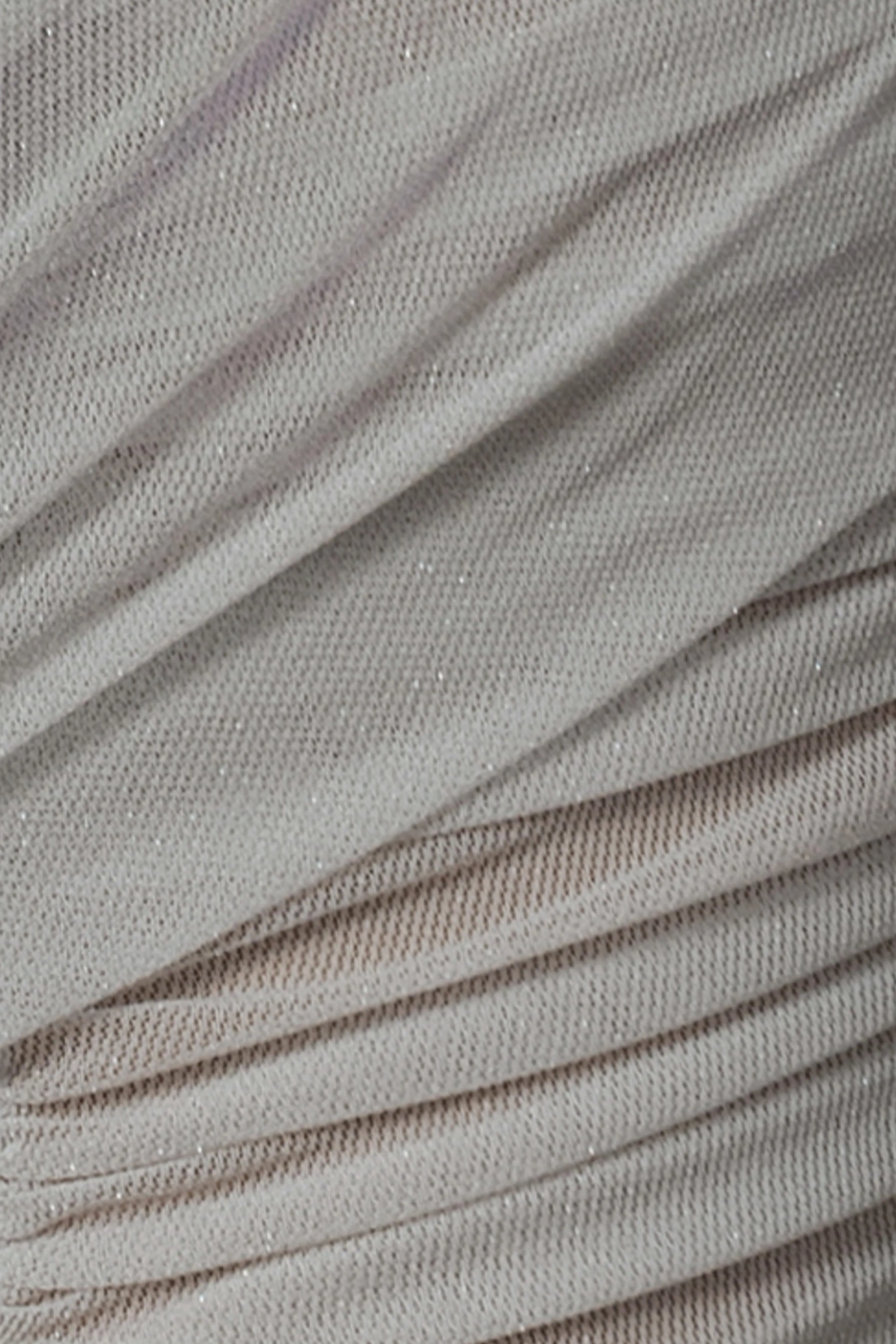 Ivory Catalina Lurex Knit Maxi Dress