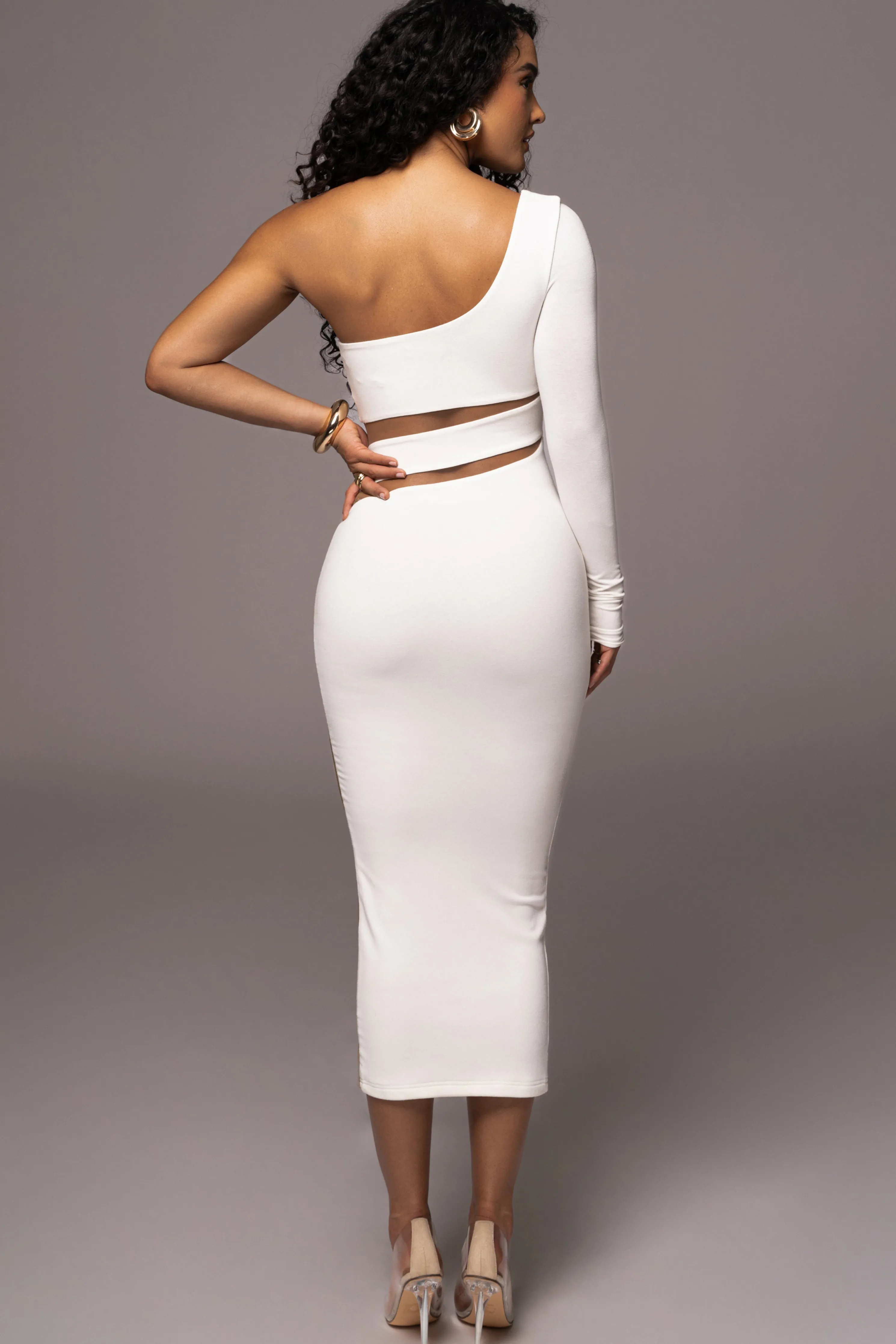 Ivory Chase The Night One Shoulder Dress