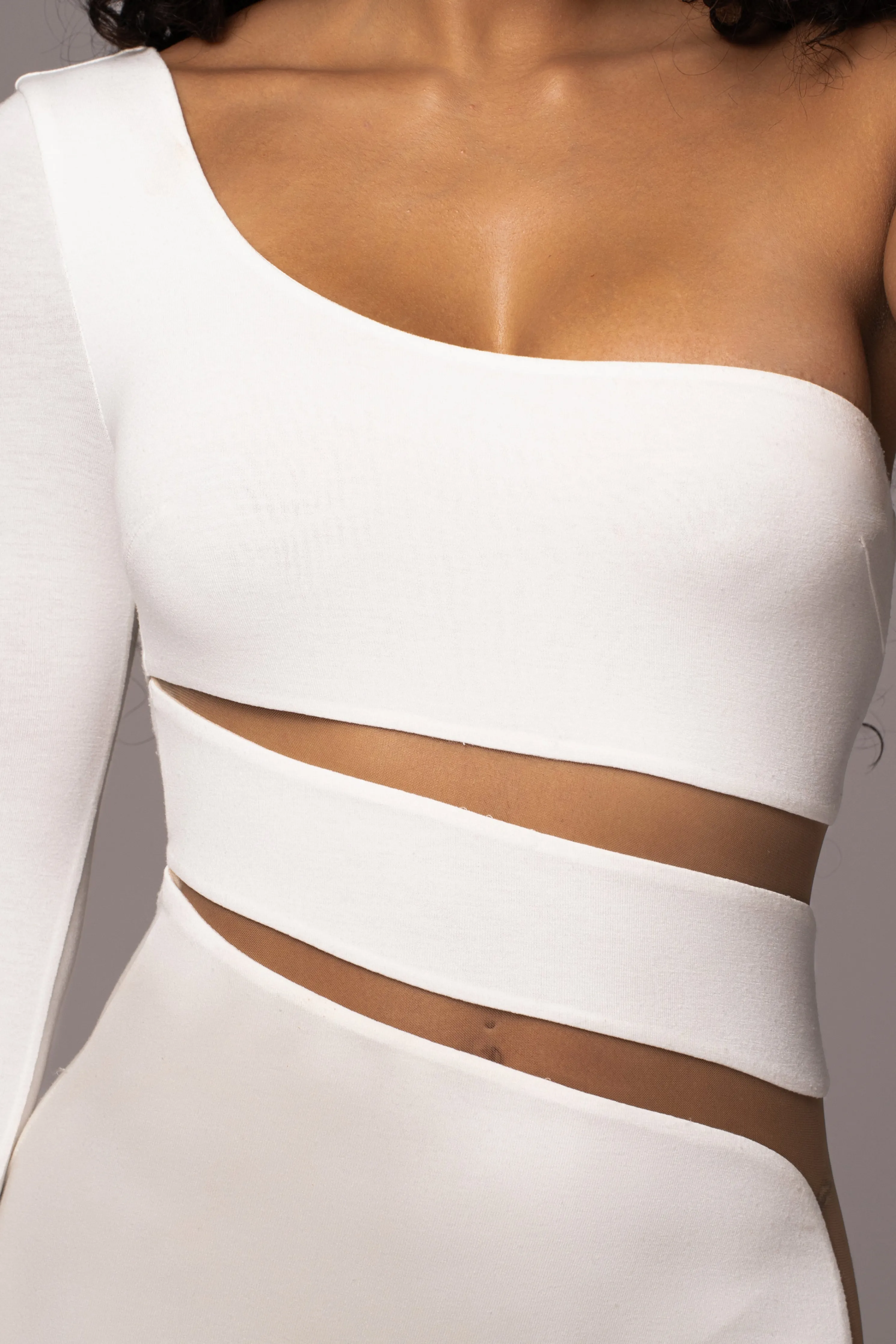 Ivory Chase The Night One Shoulder Dress