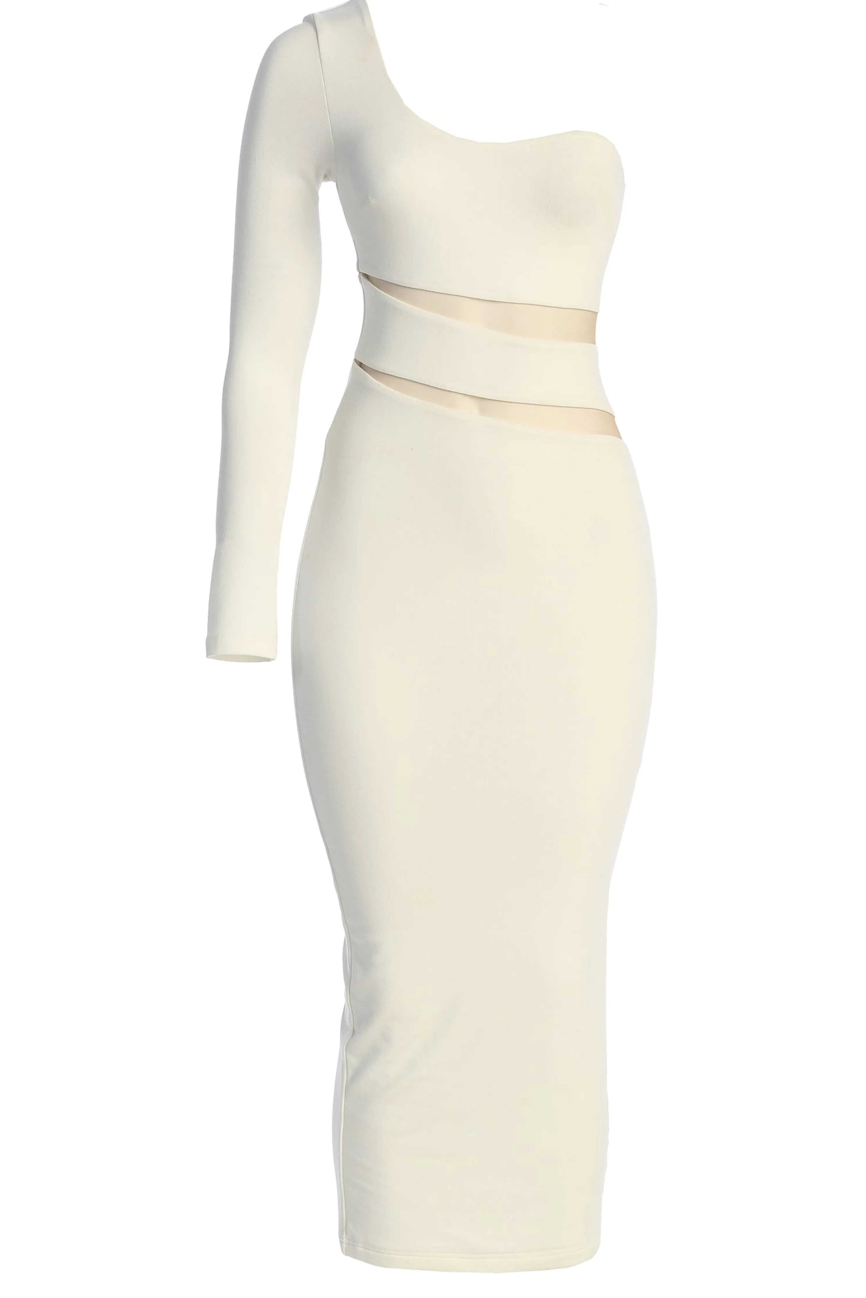 Ivory Chase The Night One Shoulder Dress