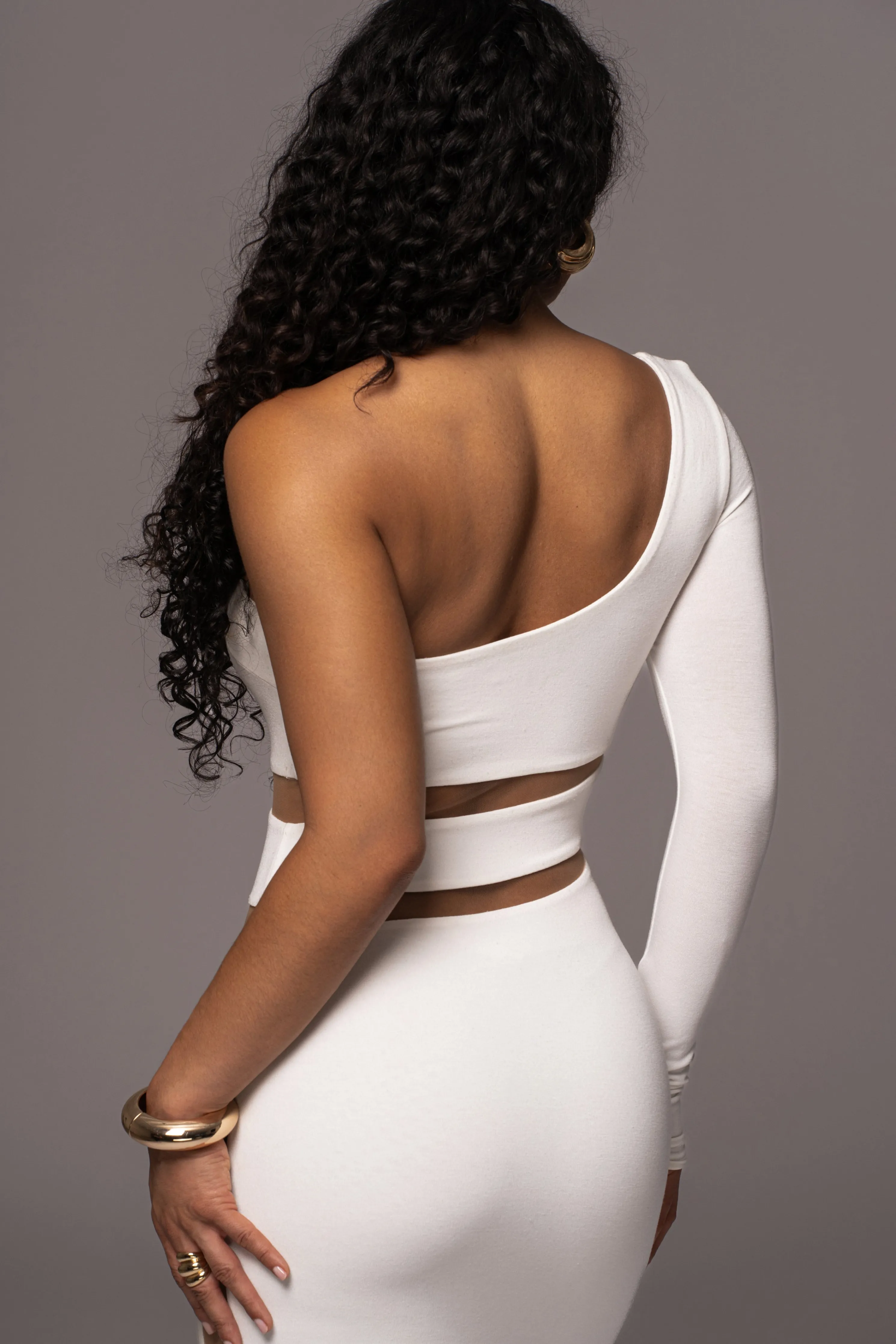 Ivory Chase The Night One Shoulder Dress