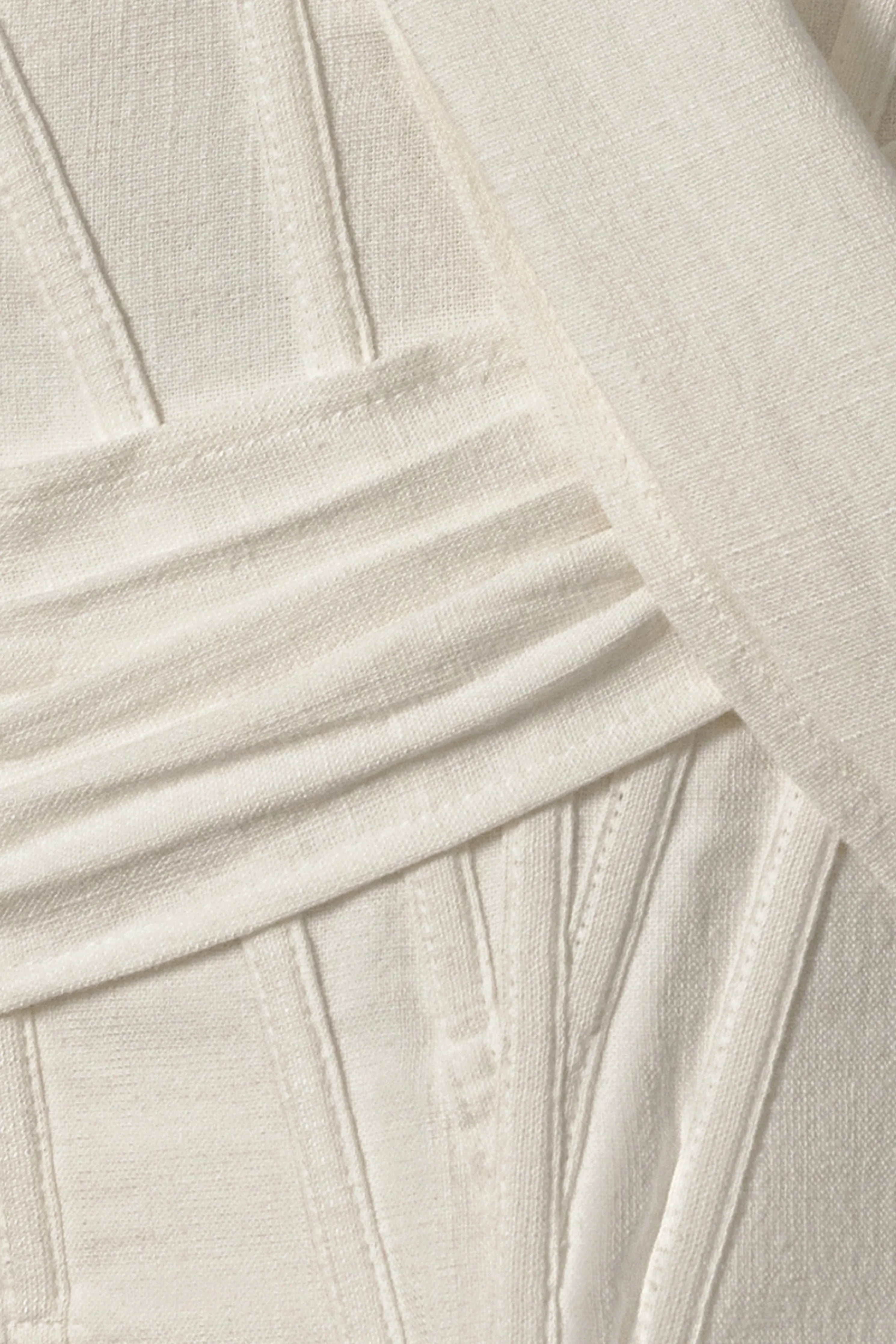 Ivory Coastal Bliss Linen Bustier