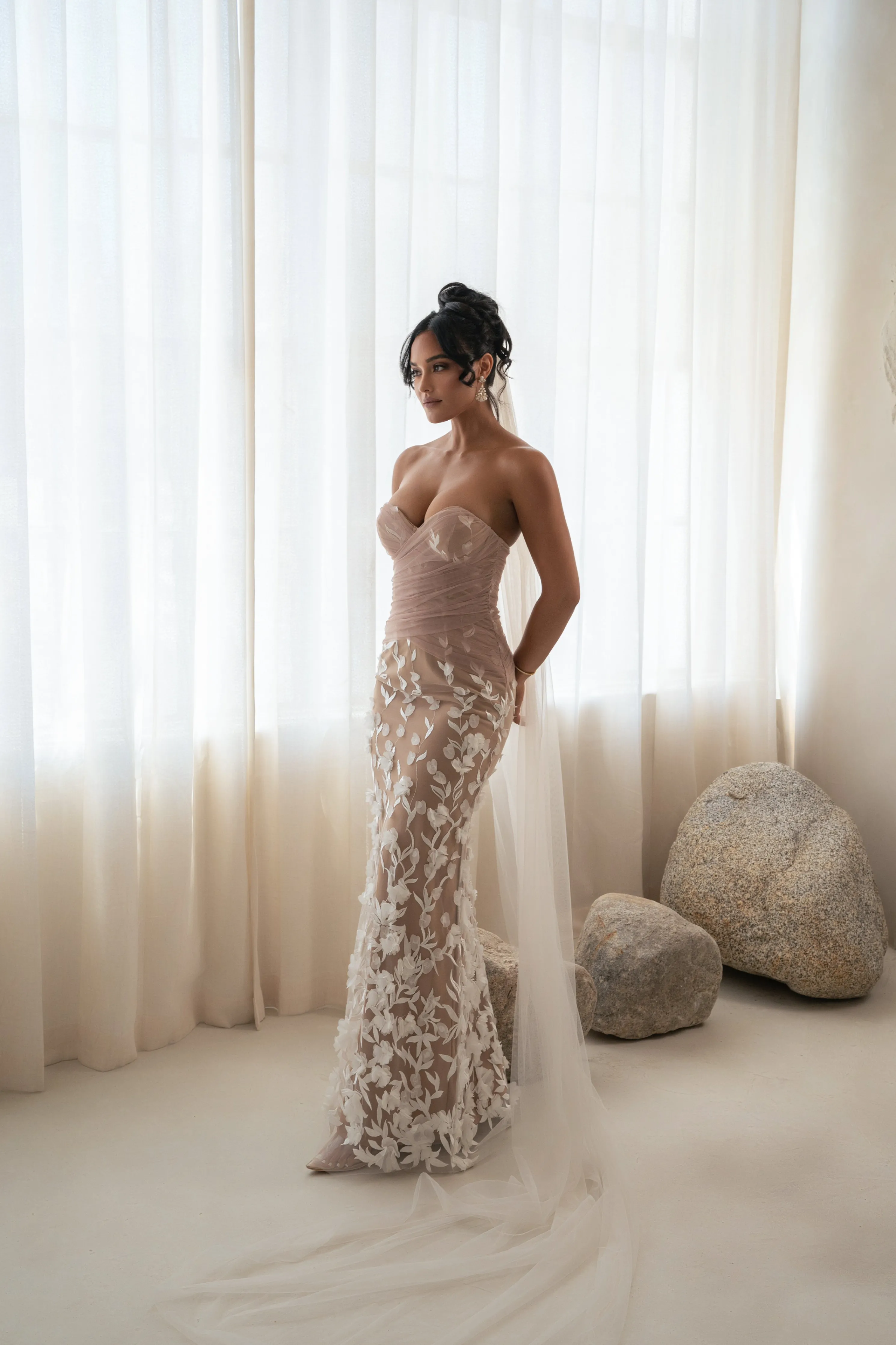 Ivory Everlasting Embroidered Gown