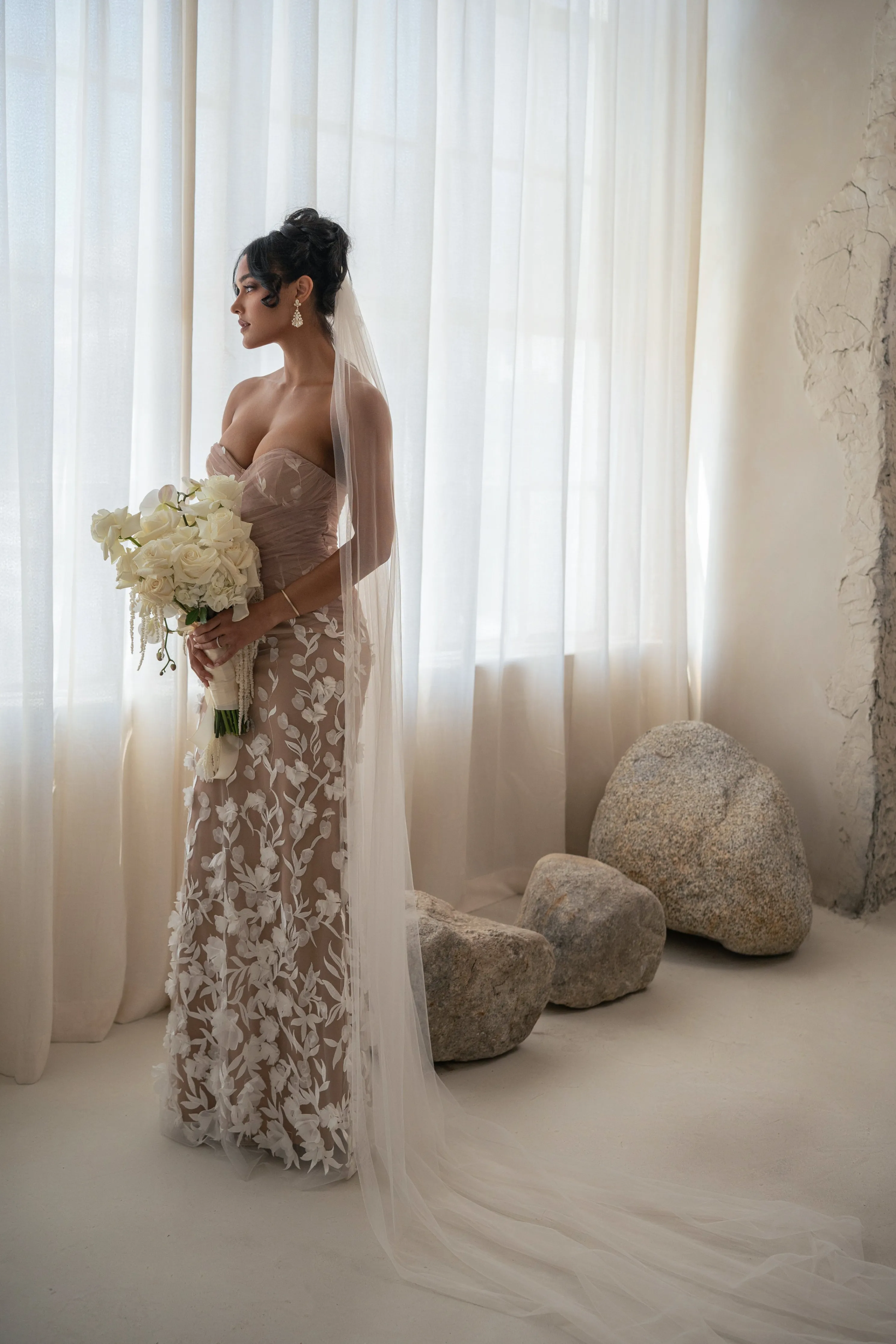 Ivory Everlasting Embroidered Gown
