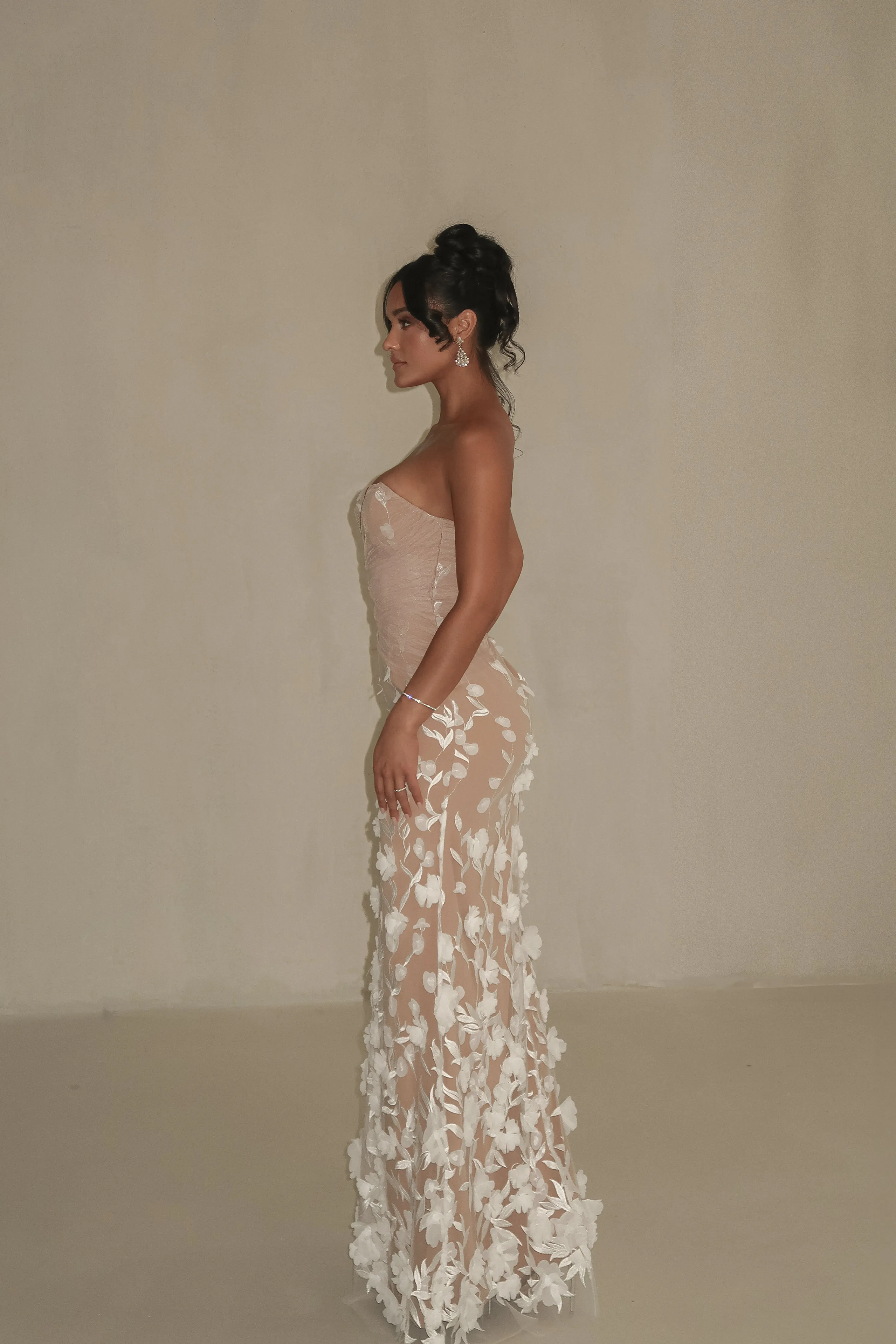 Ivory Everlasting Embroidered Gown