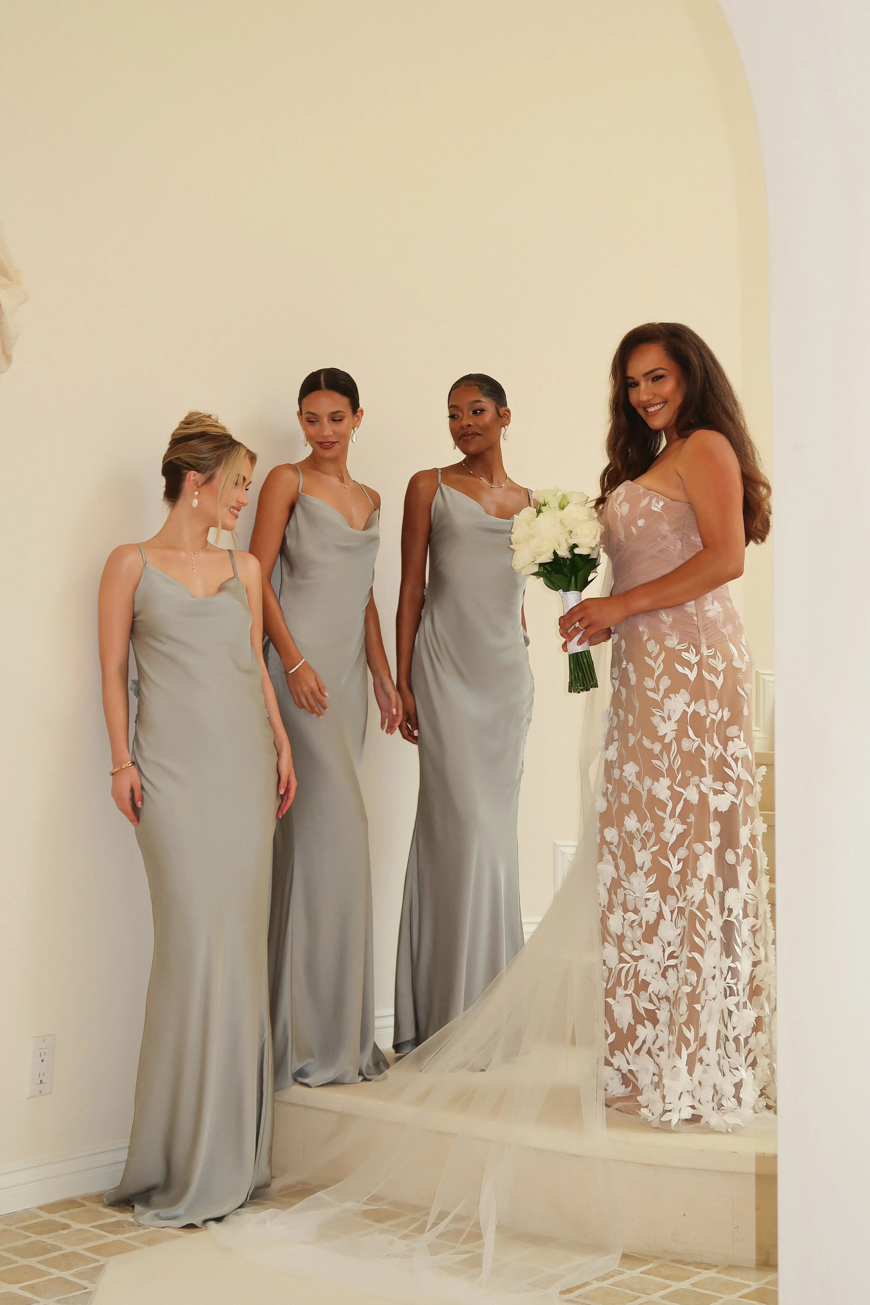 Ivory Everlasting Embroidered Gown