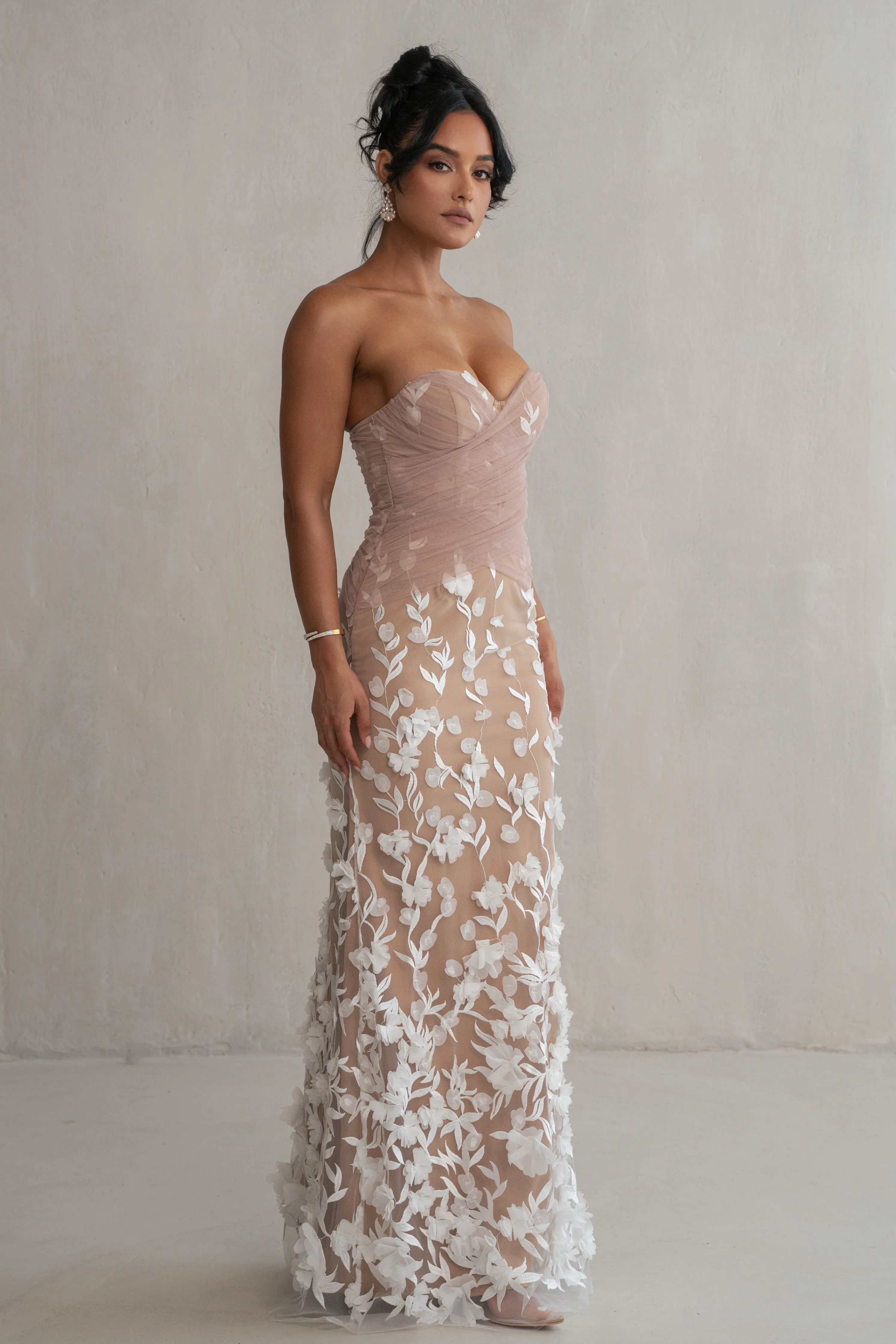 Ivory Everlasting Embroidered Gown
