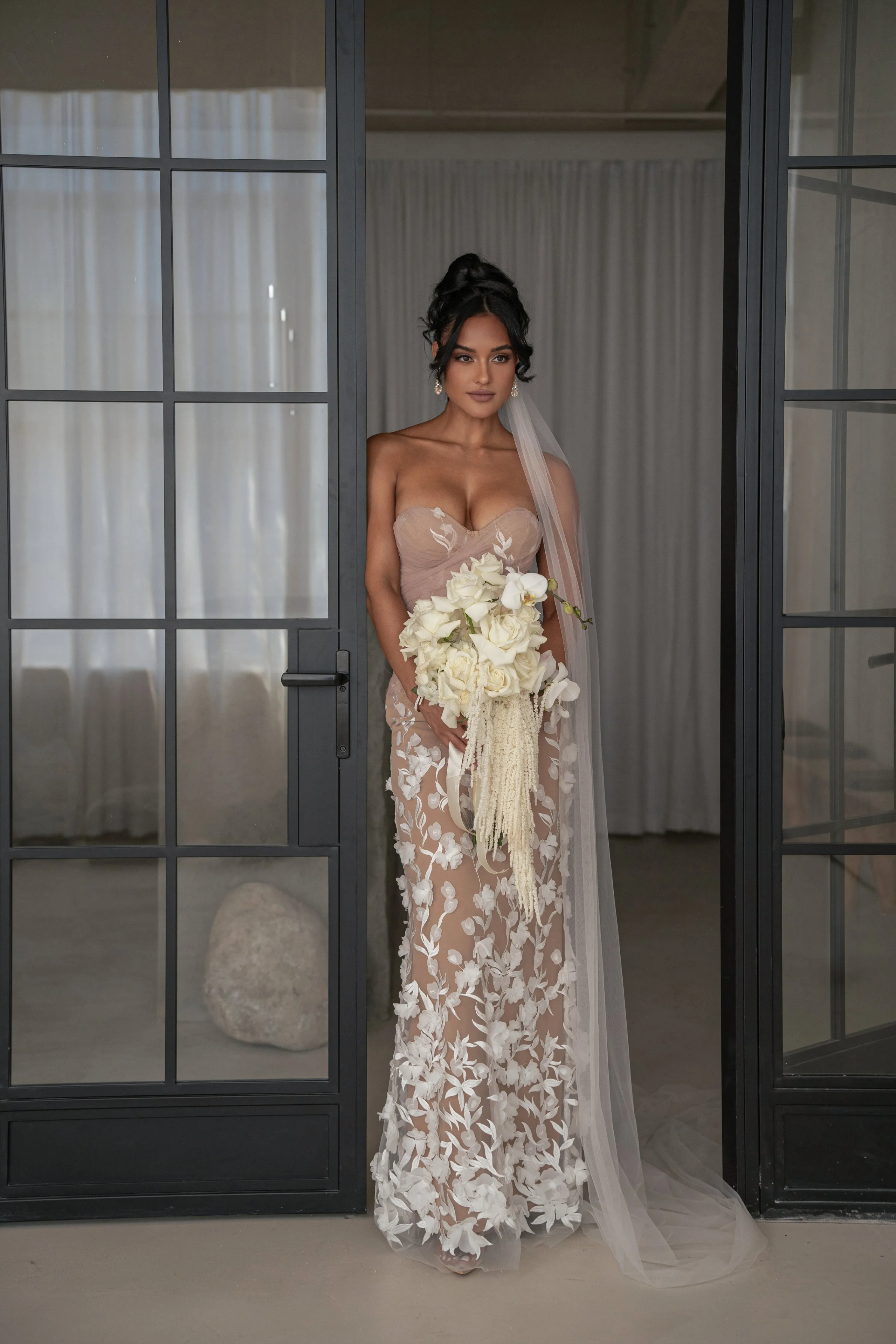 Ivory Everlasting Embroidered Gown