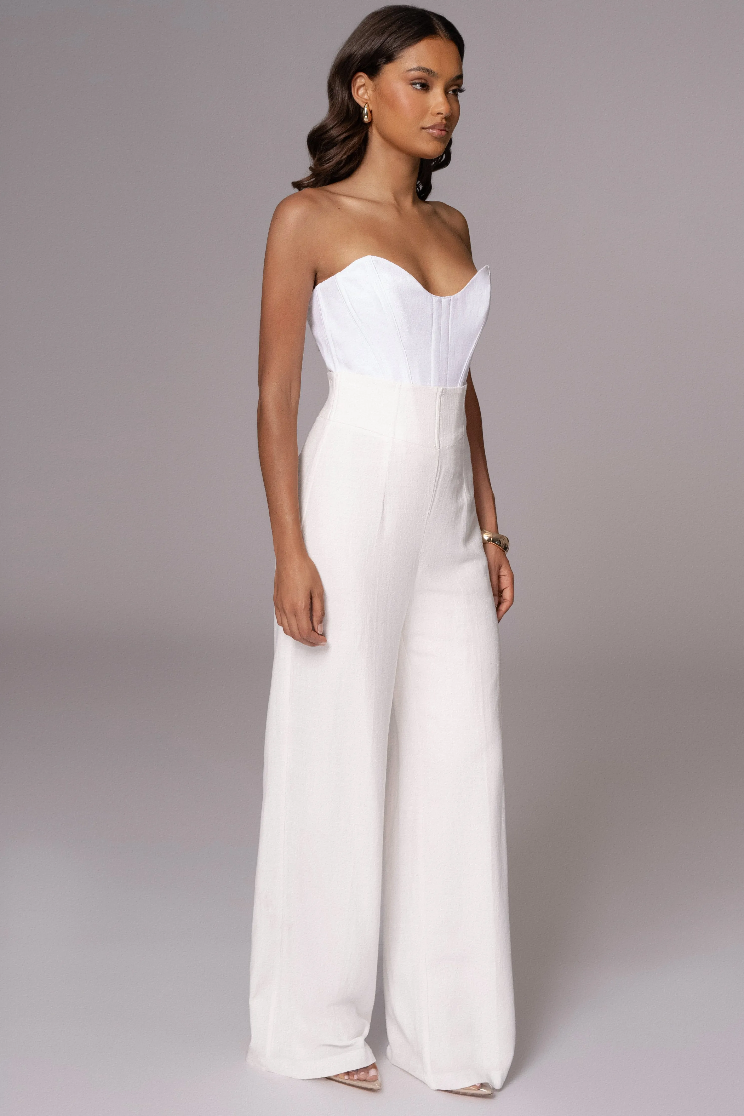 Ivory Explorer Linen Pants