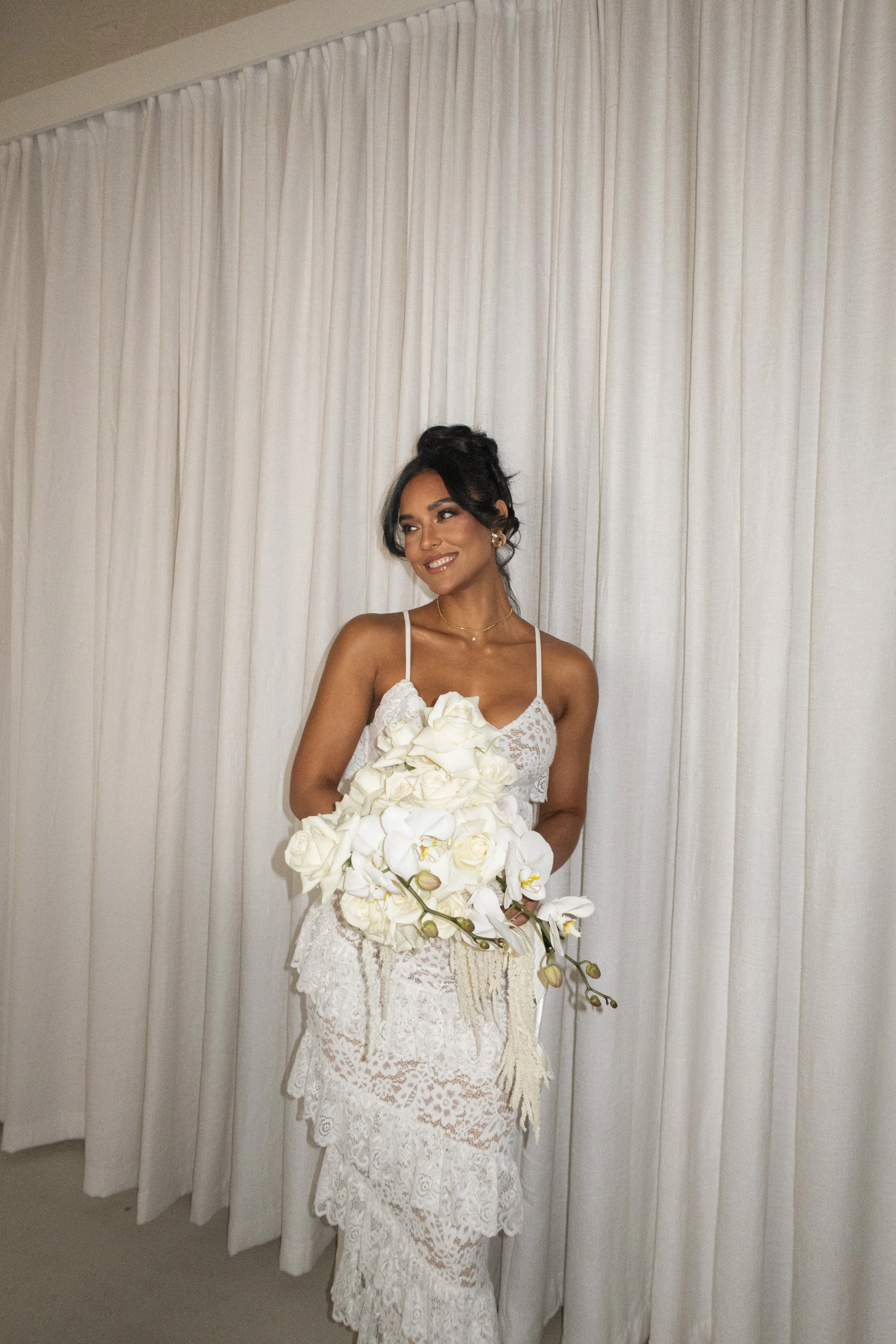 Ivory Feeling Of Forever Ruffle Dress