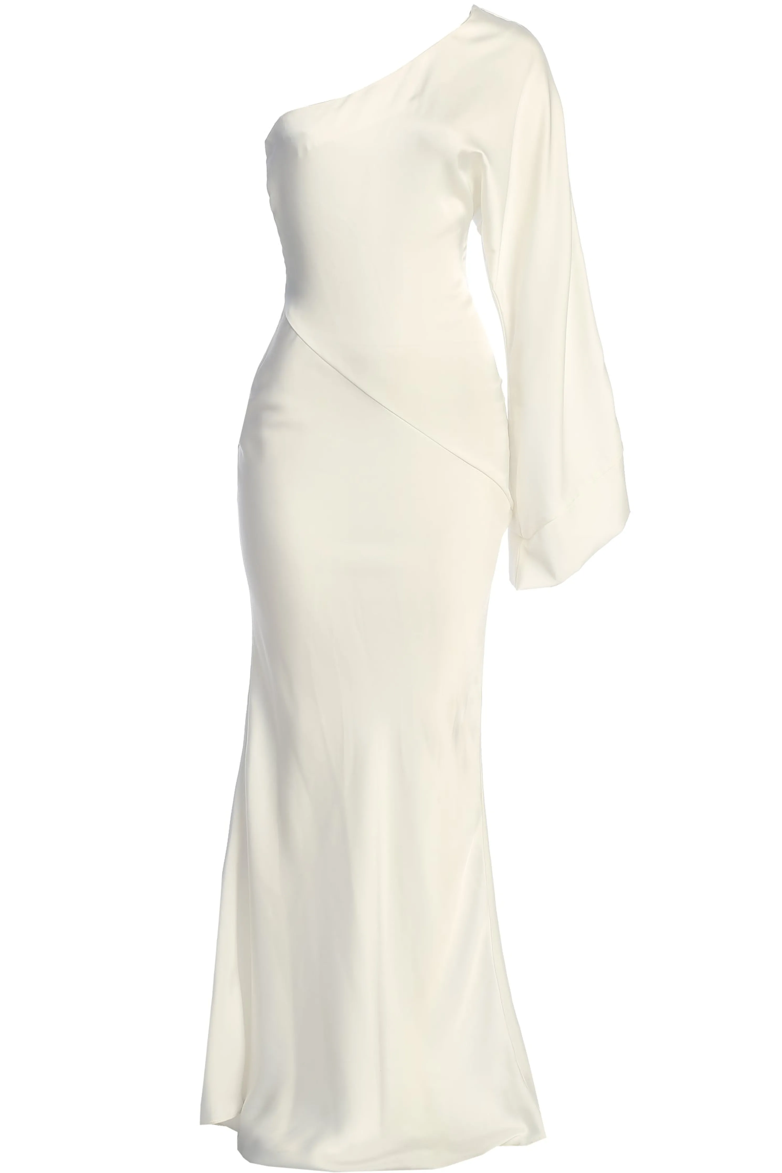 Ivory Femme Drape Maxi Dress