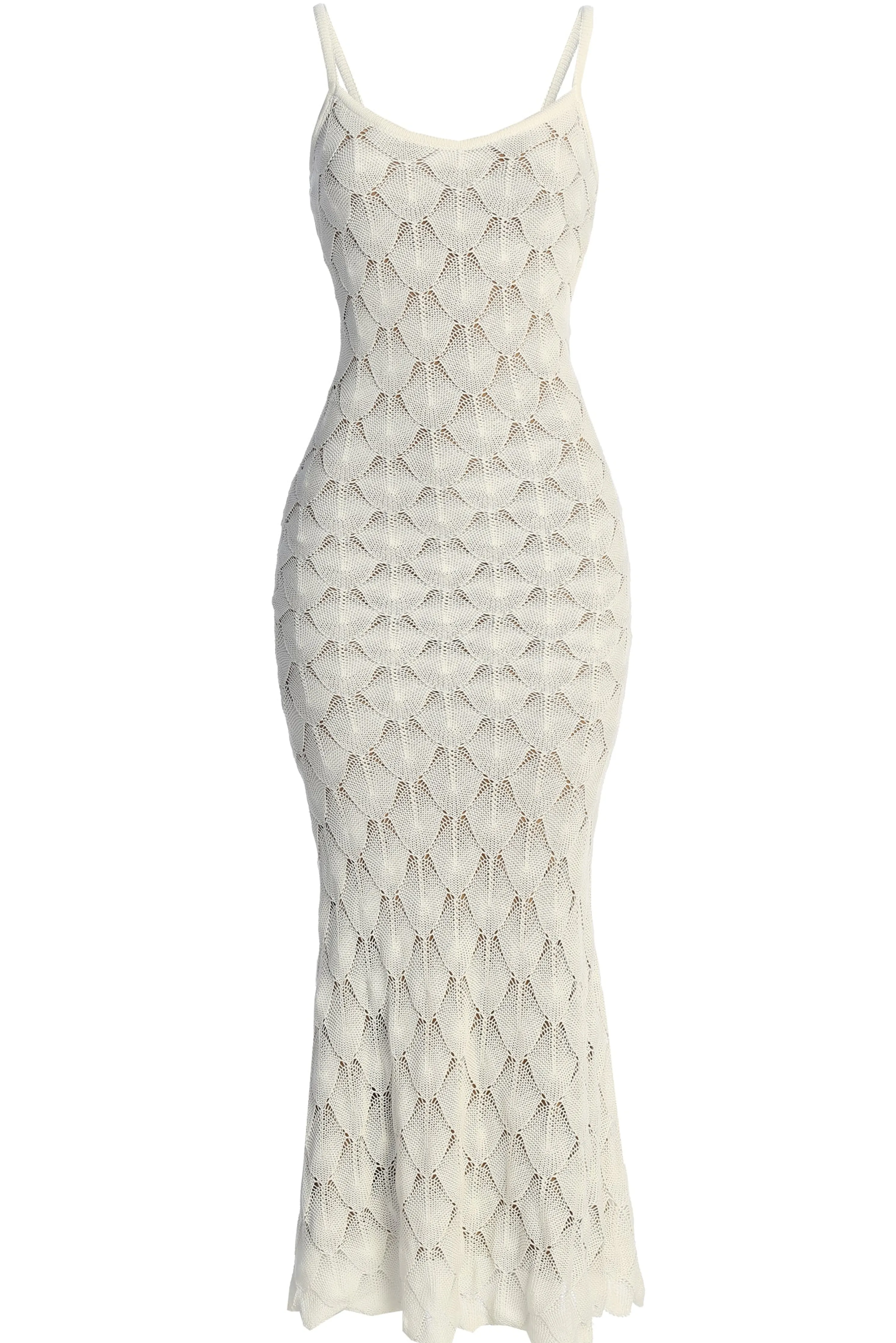 Ivory Gabriela Knit Maxi Dress