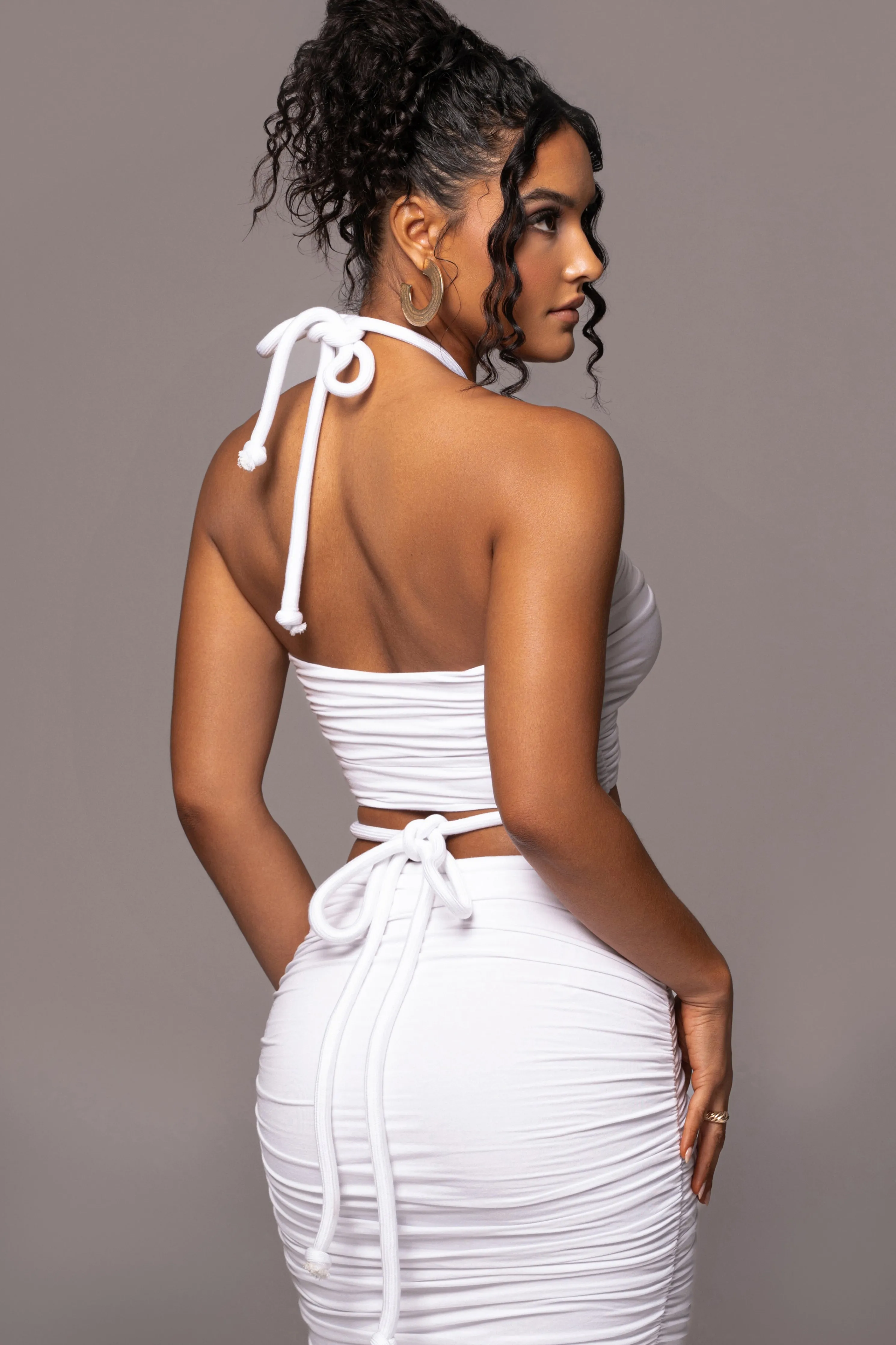 Ivory Go The Distance Skirt Set