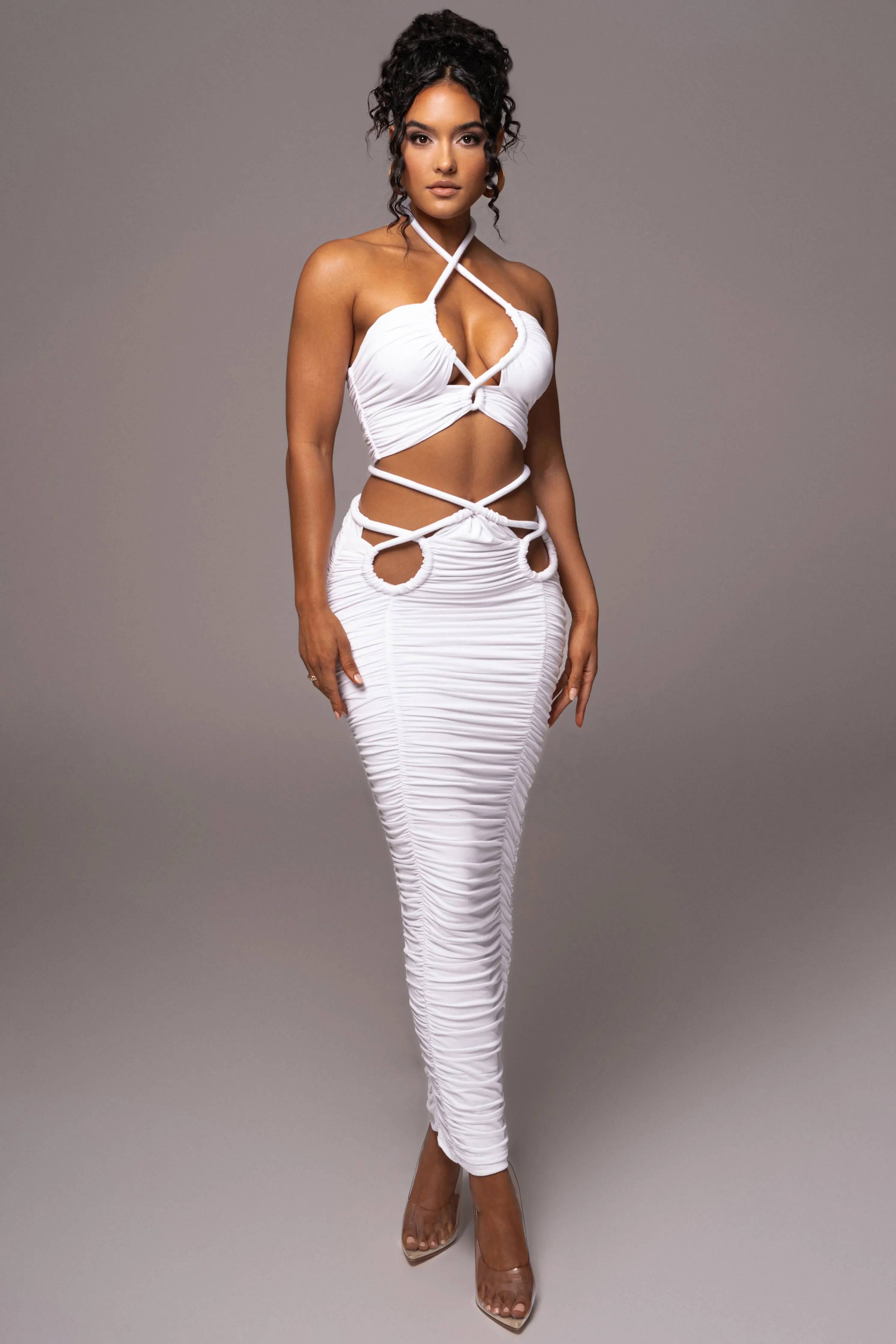 Ivory Go The Distance Skirt Set