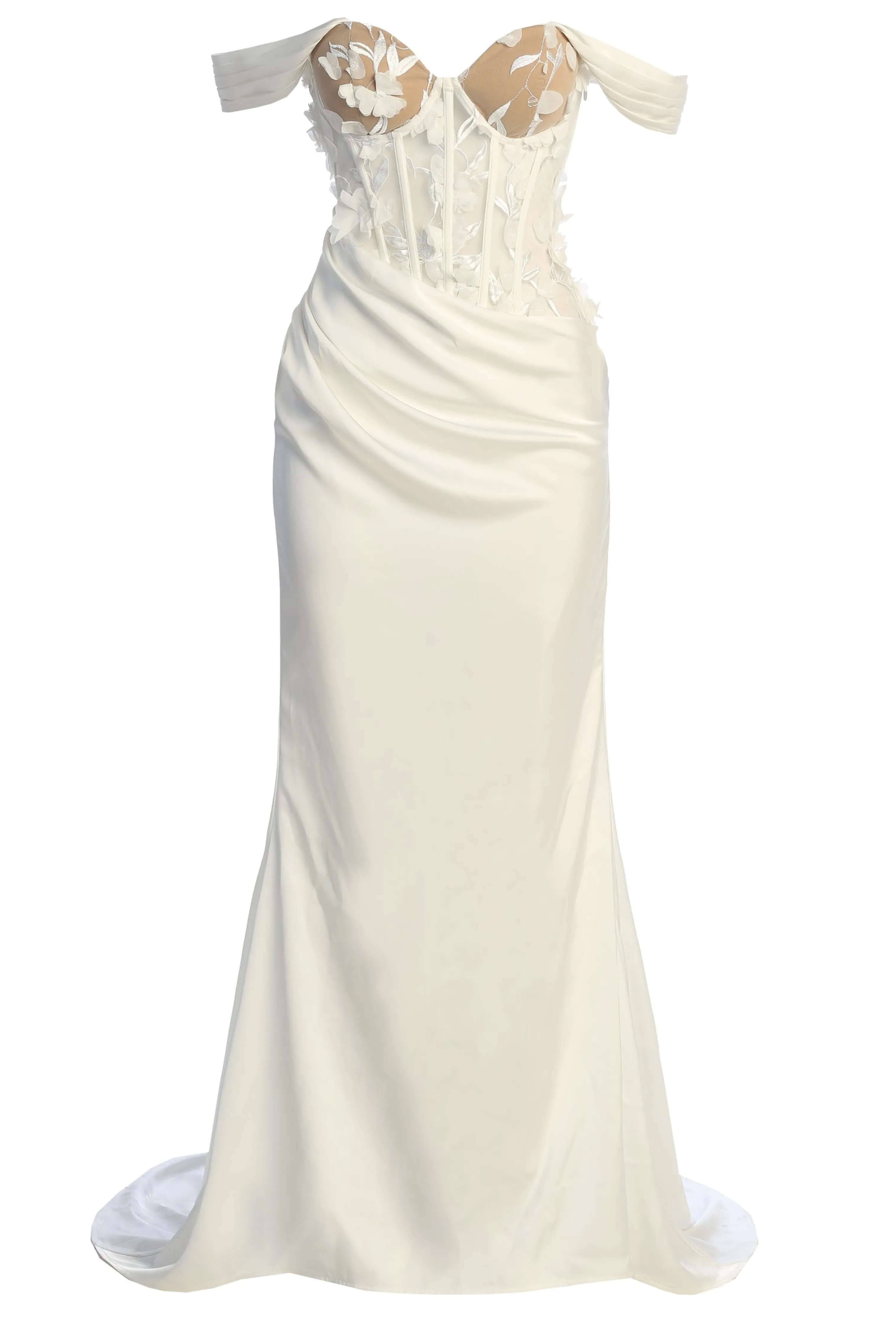 Ivory Infinite Love Satin Gown