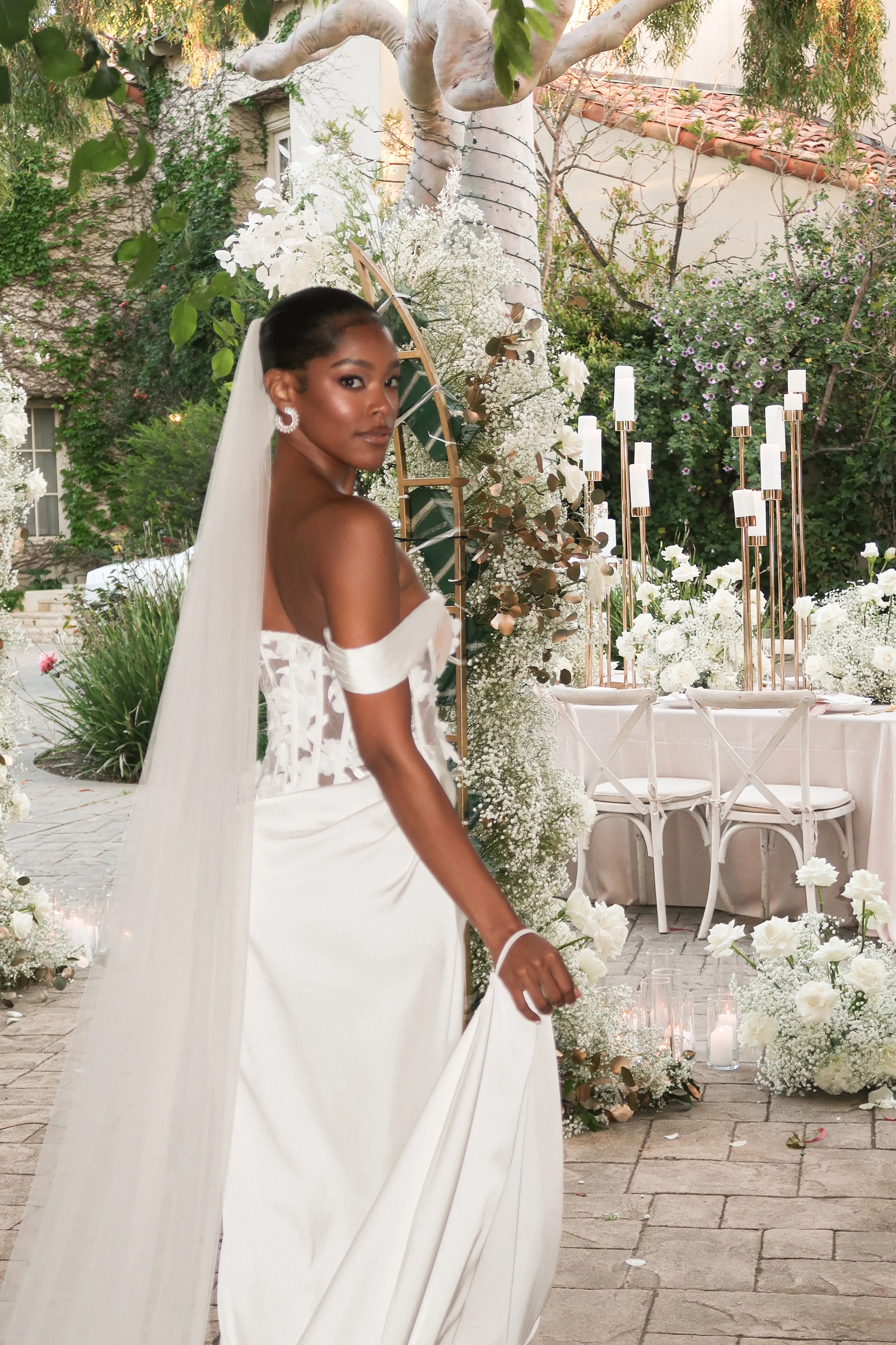 Ivory Infinite Love Satin Gown