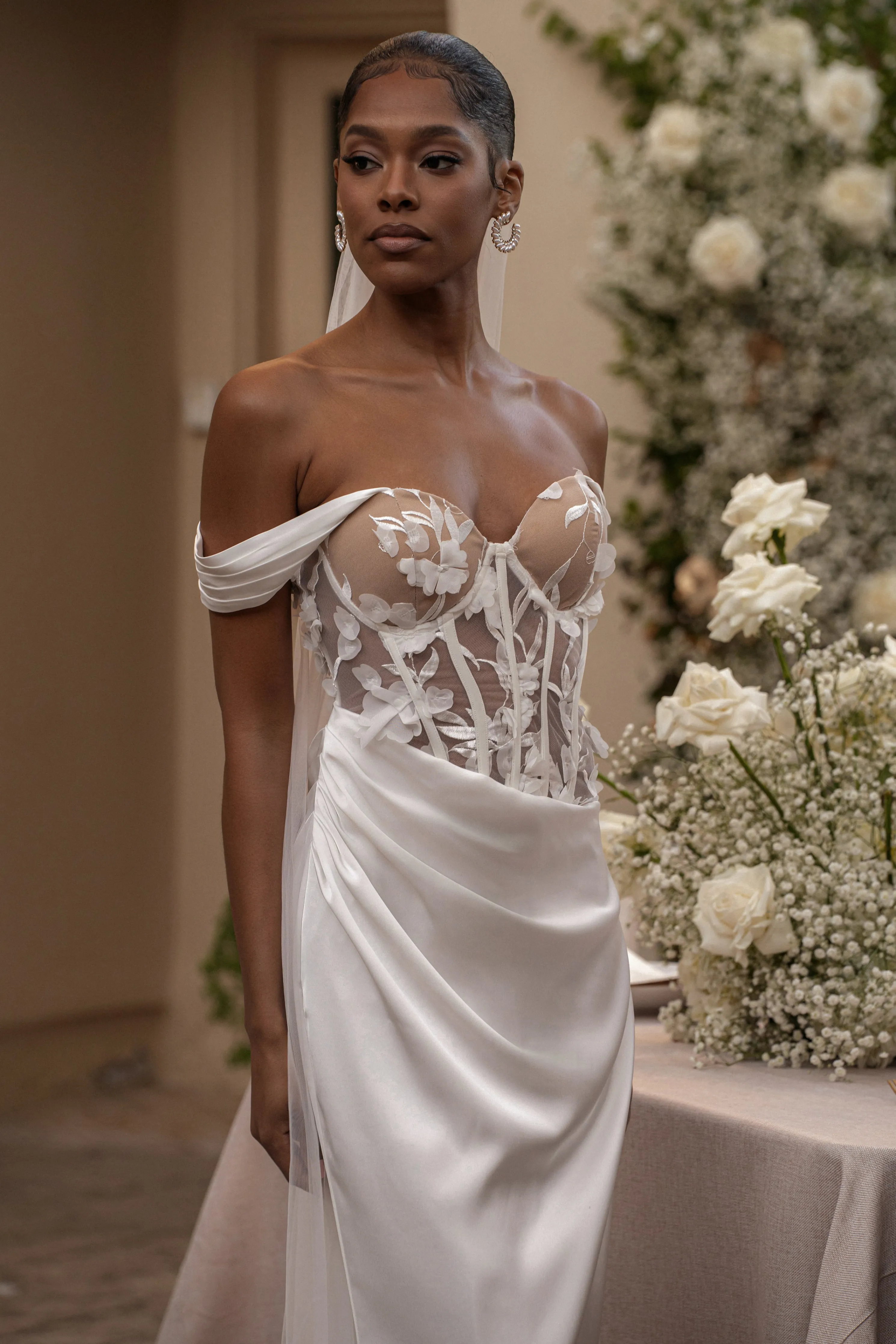 Ivory Infinite Love Satin Gown