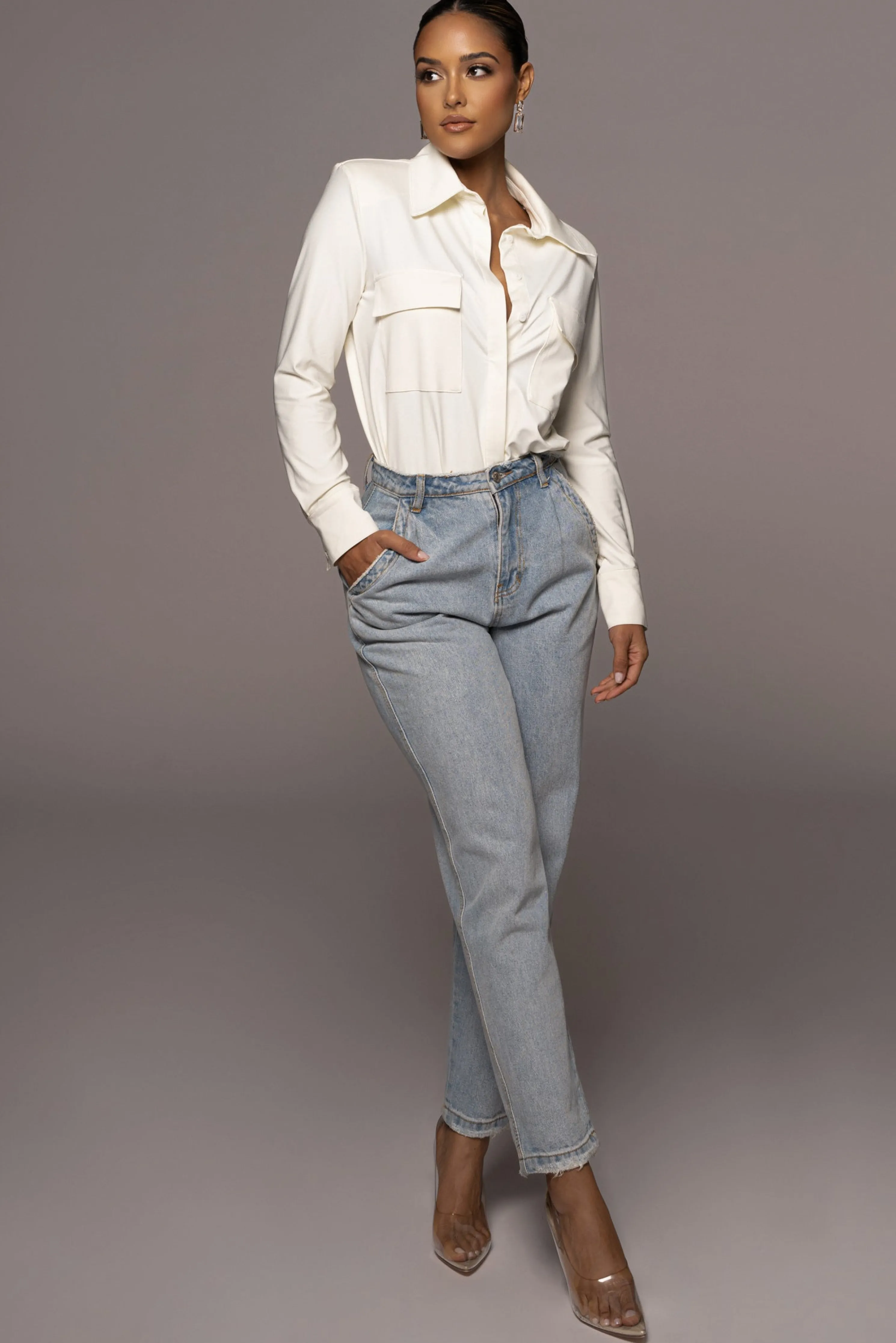 Ivory Jaxson Button Up