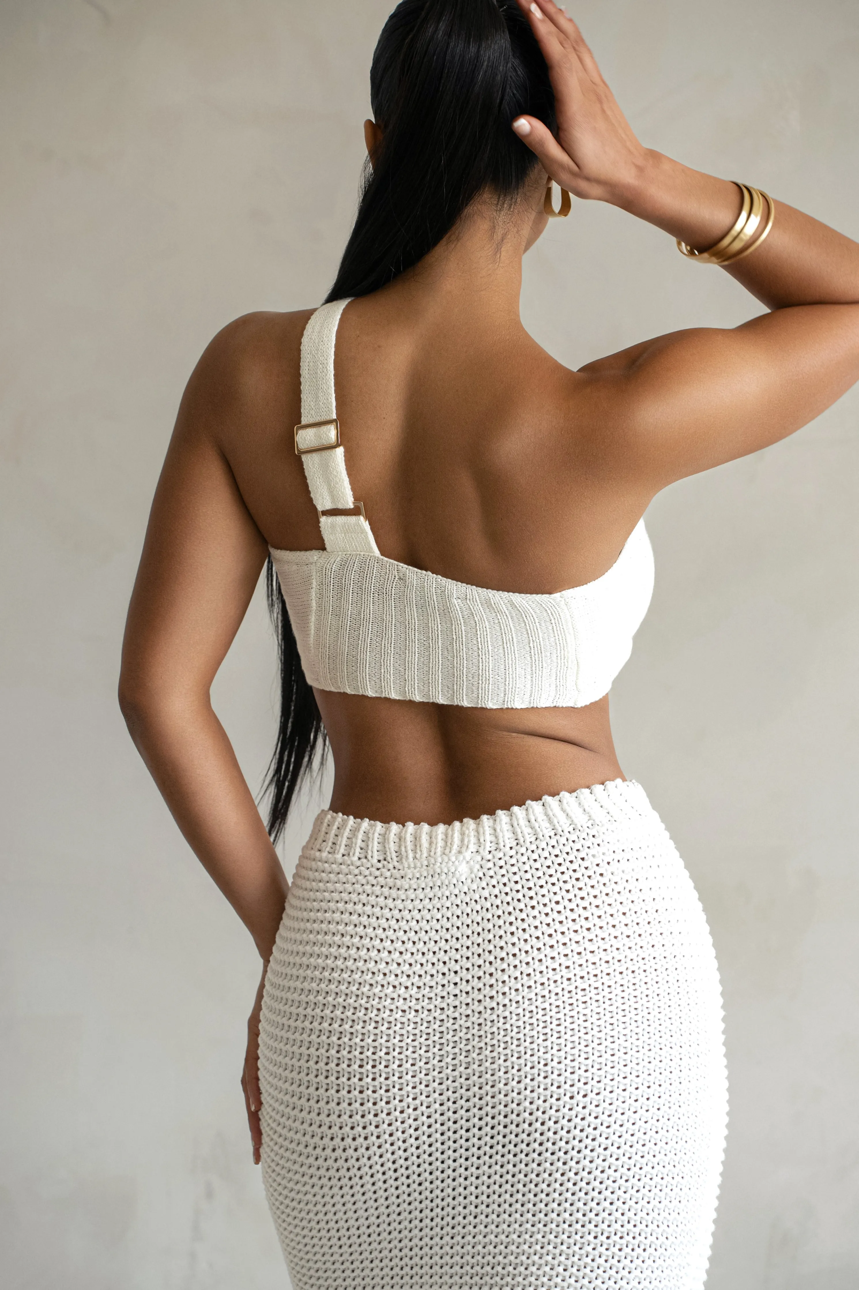 Ivory Jeanette Sweater Knit Top