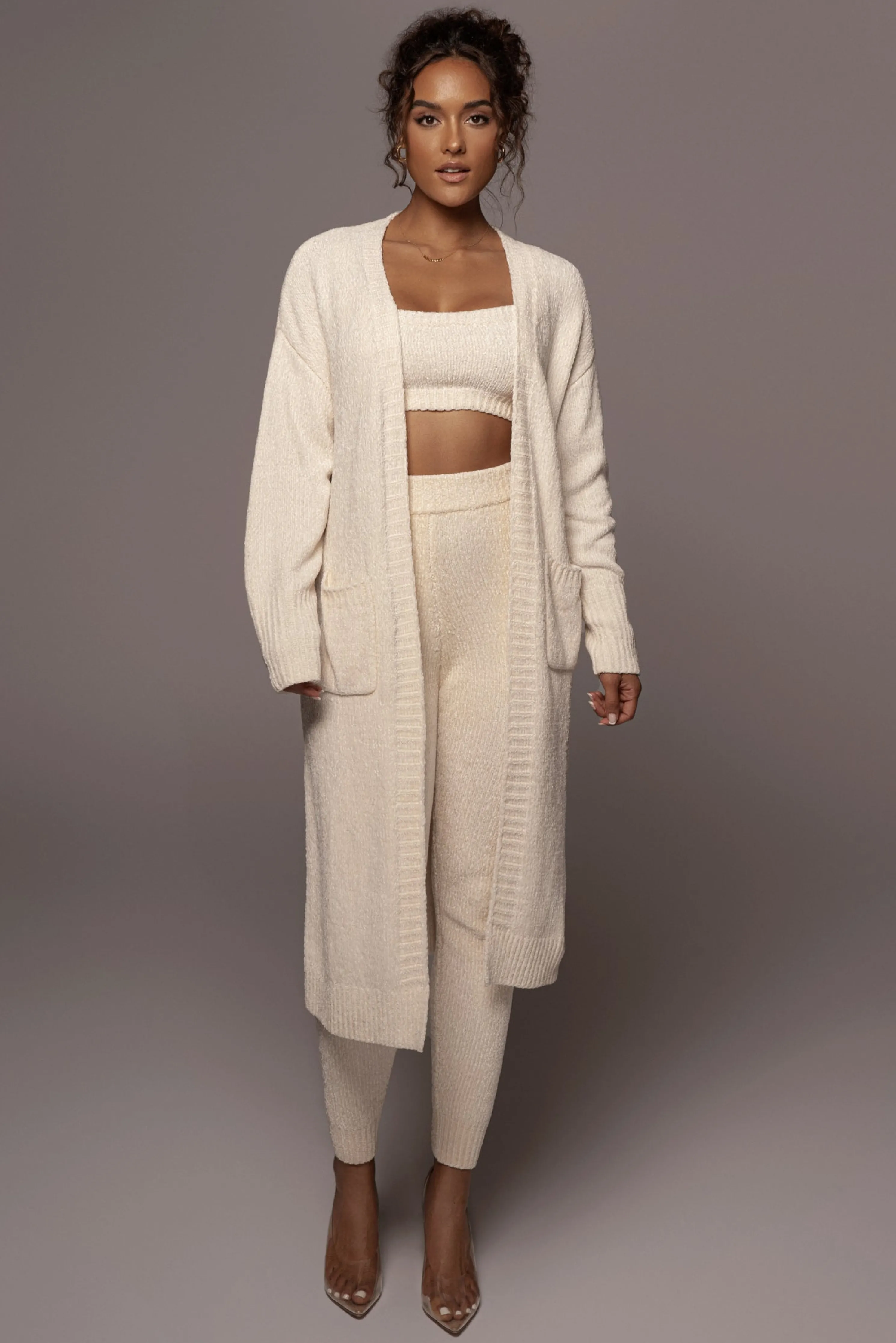 Ivory Juniper Chenille Sweater Pant