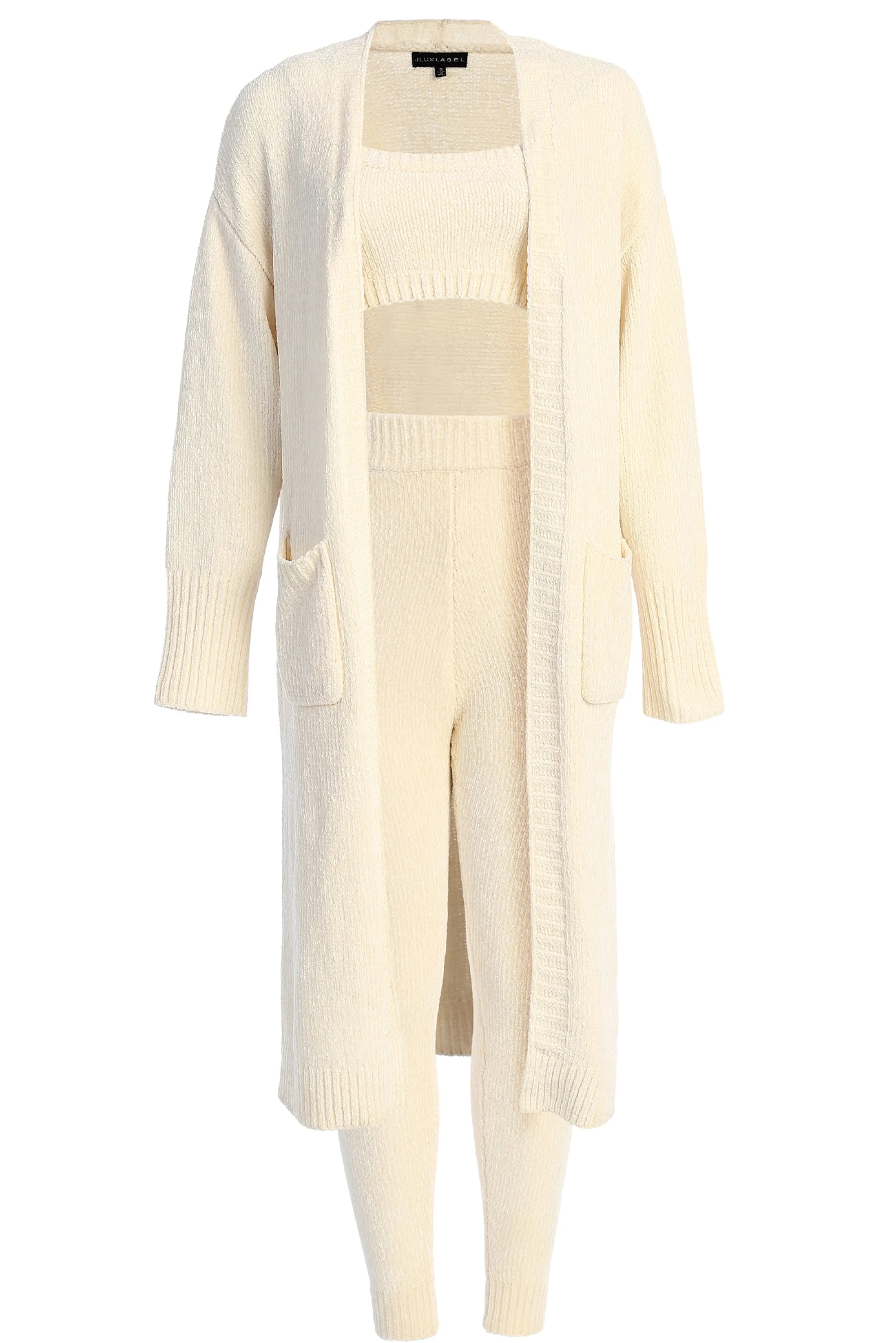 Ivory Juniper Chenille Sweater Pant