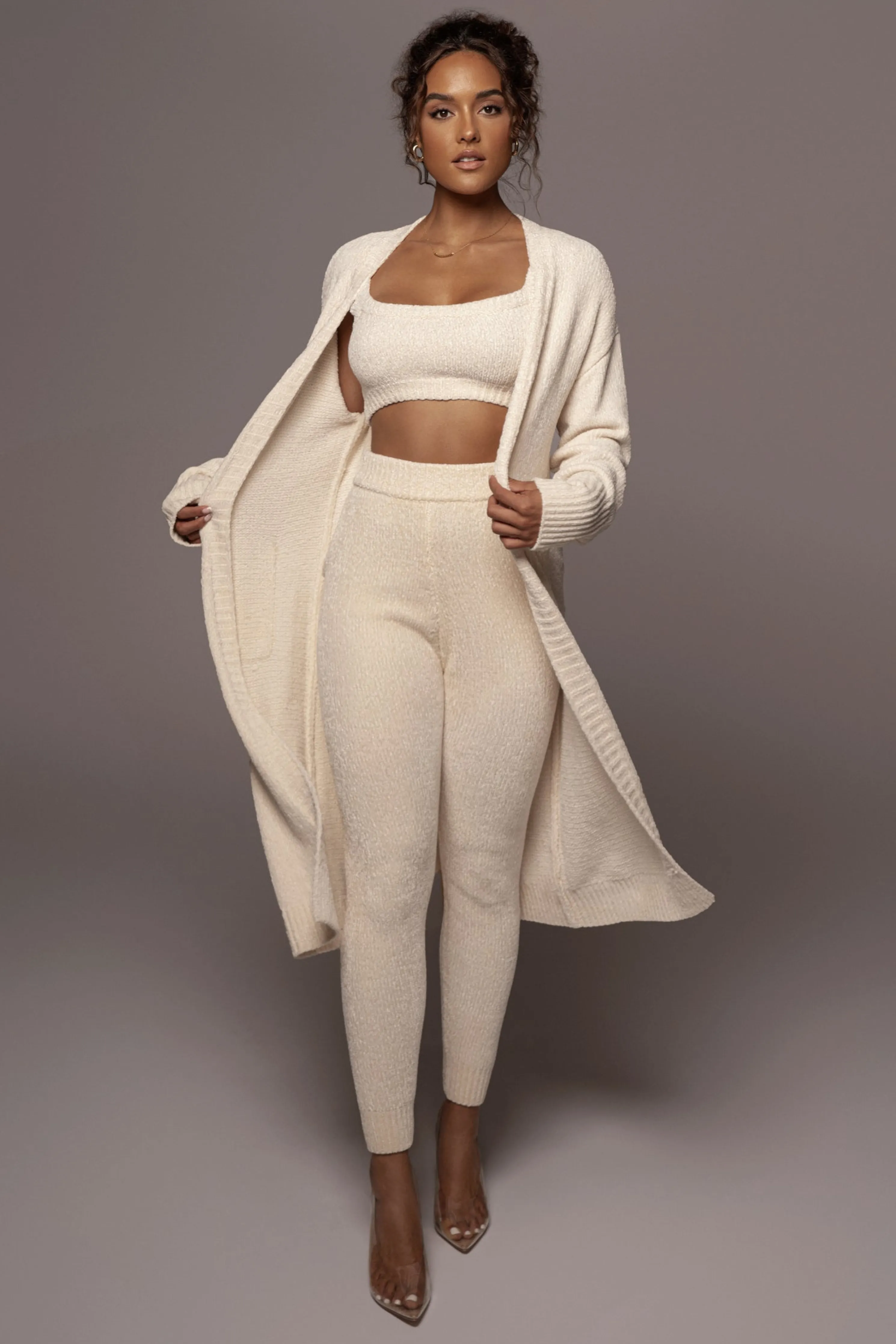 Ivory Juniper Chenille Sweater Pant